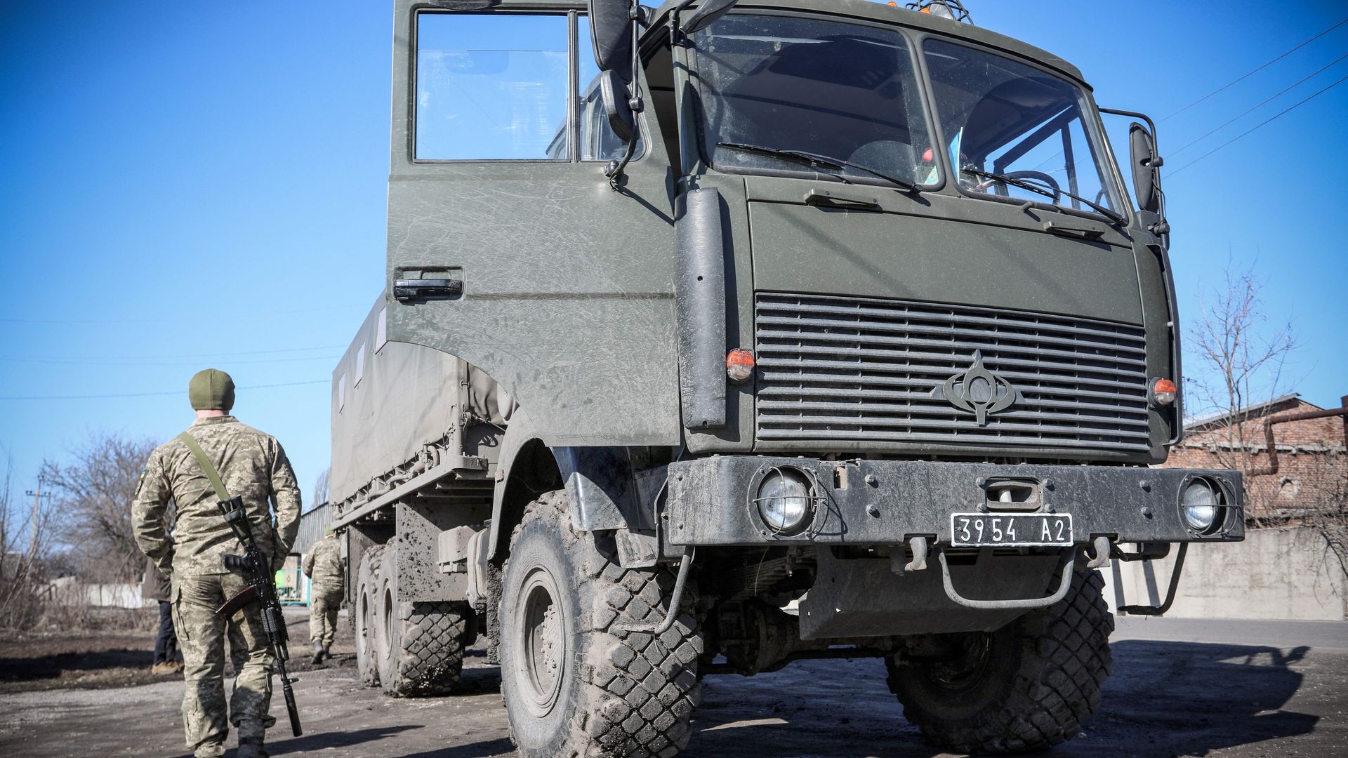 Photo of military equipment in Ukraine