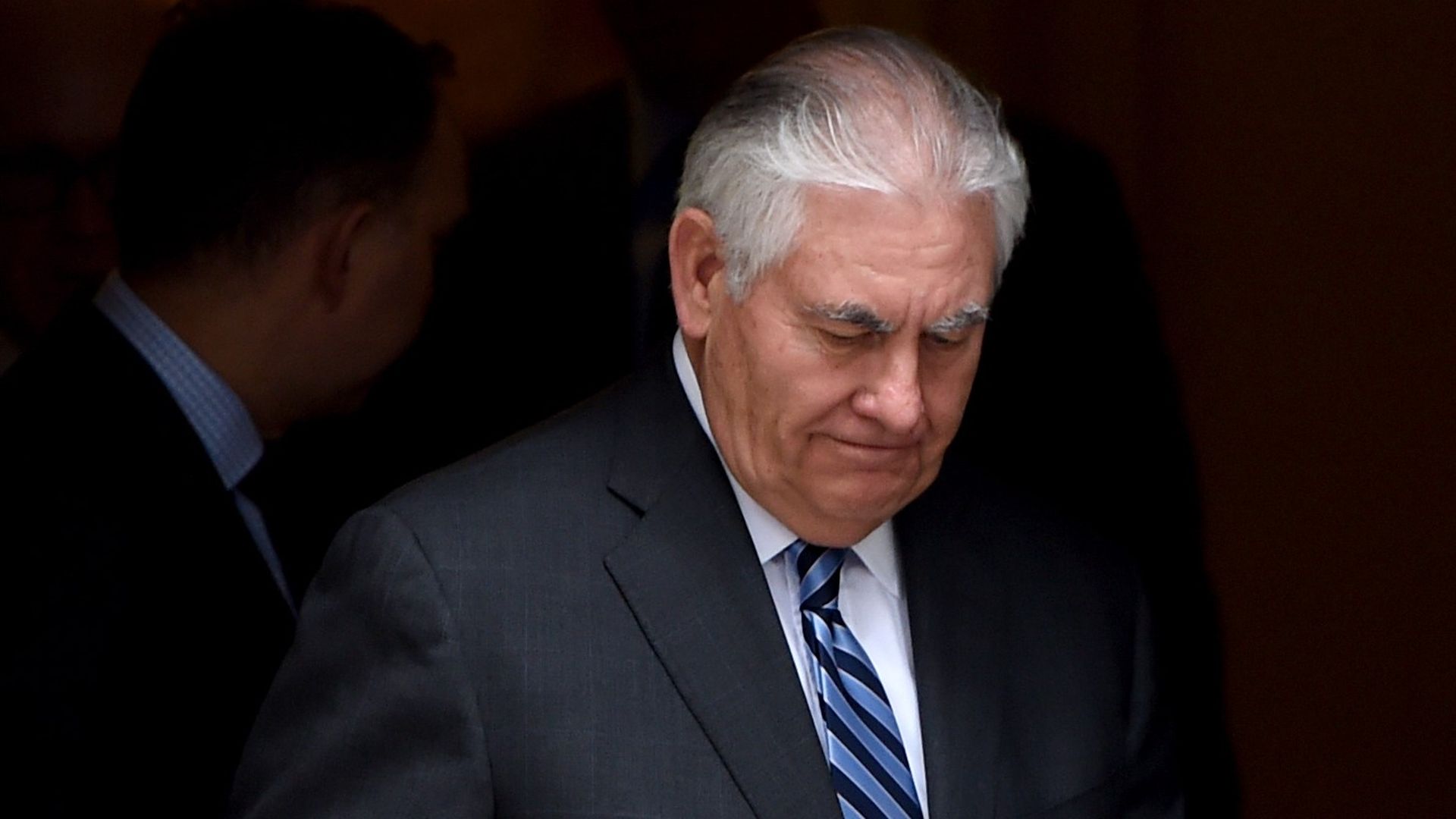Outgoing Secretary of State Rex Tillerson