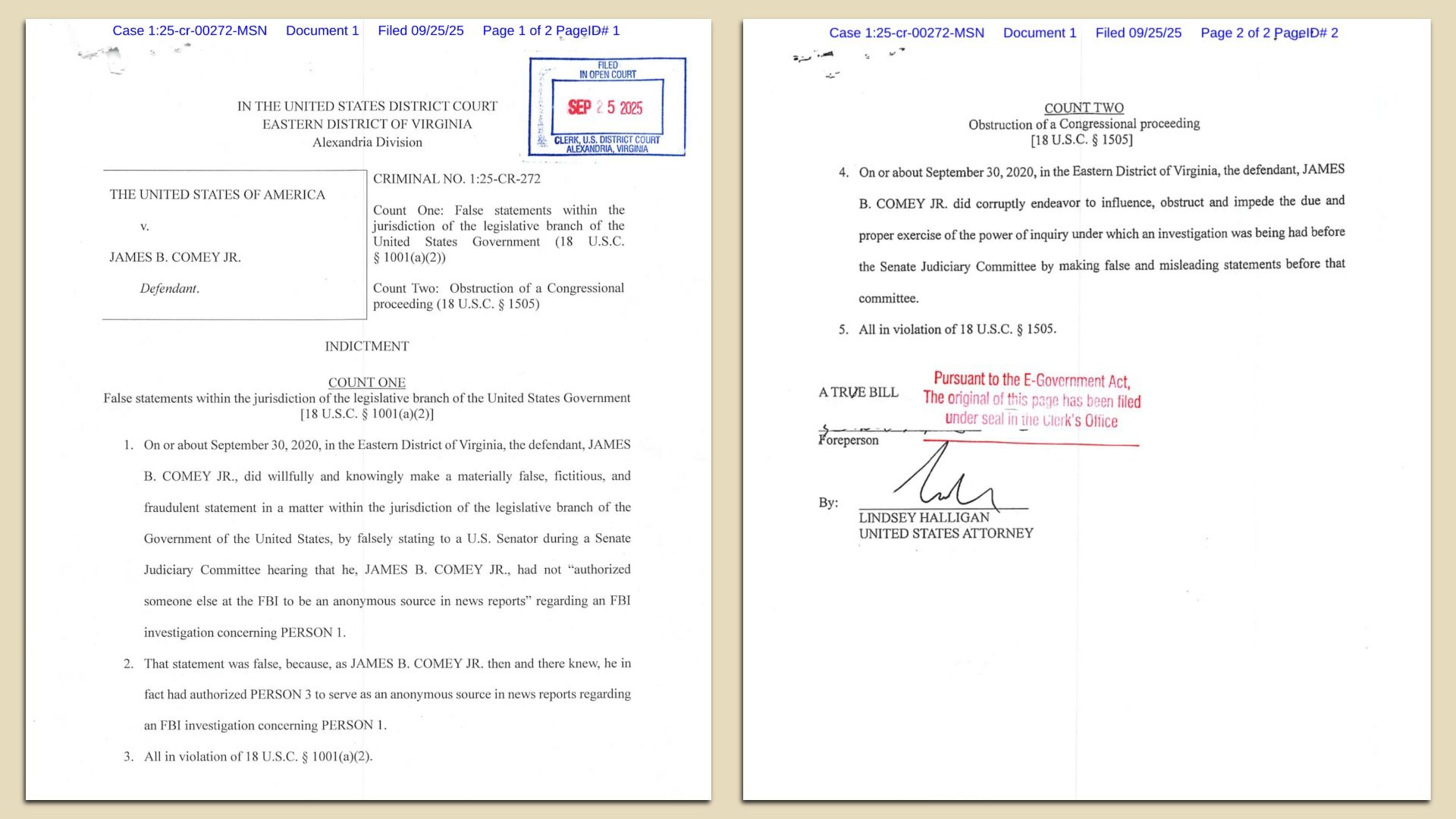 Indictment text