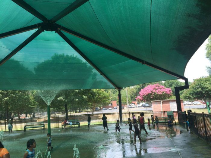 Veterans Park sprayground