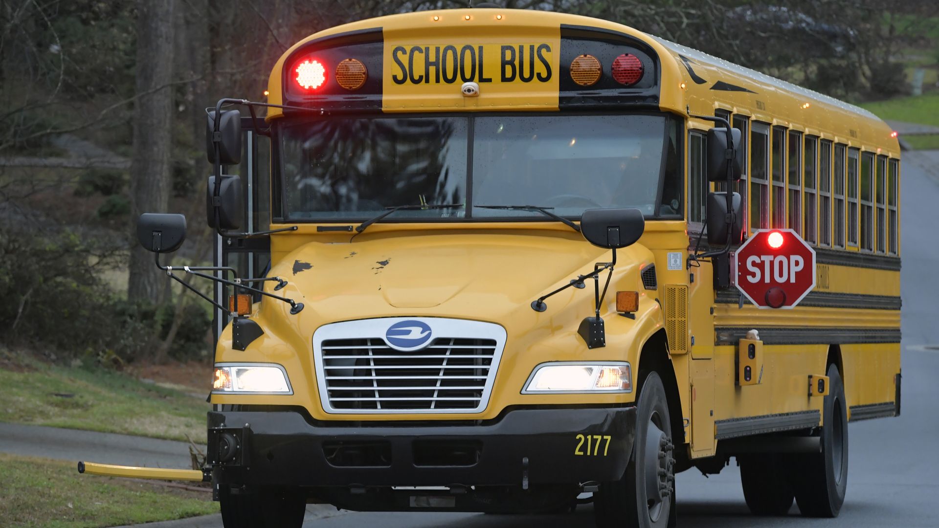 A Cobb County school bus.