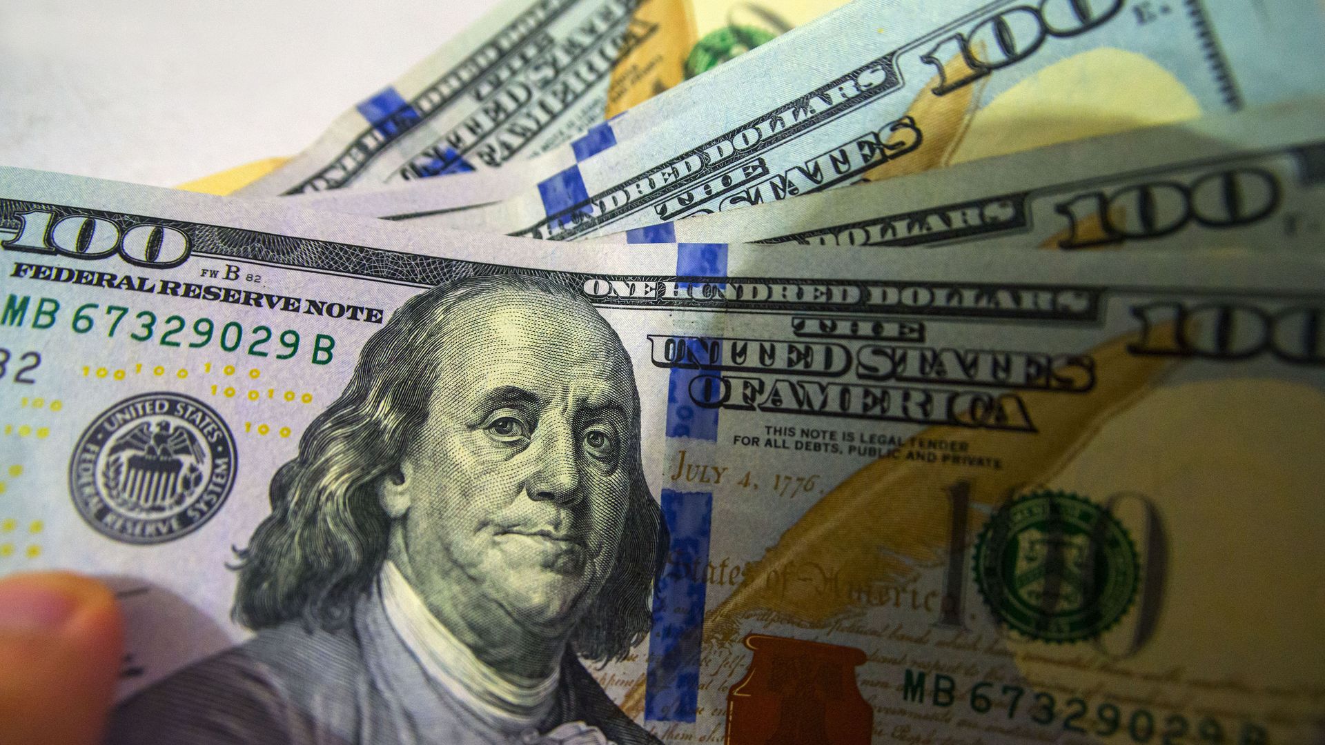 $100 dollar bills
