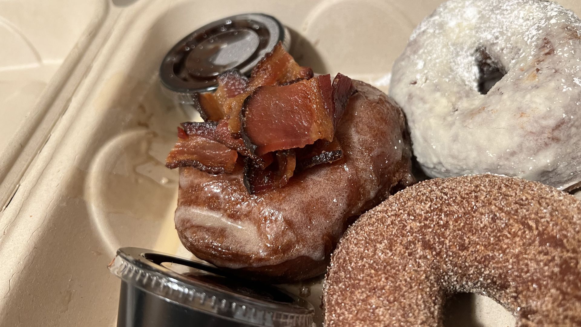 Three doughnuts.