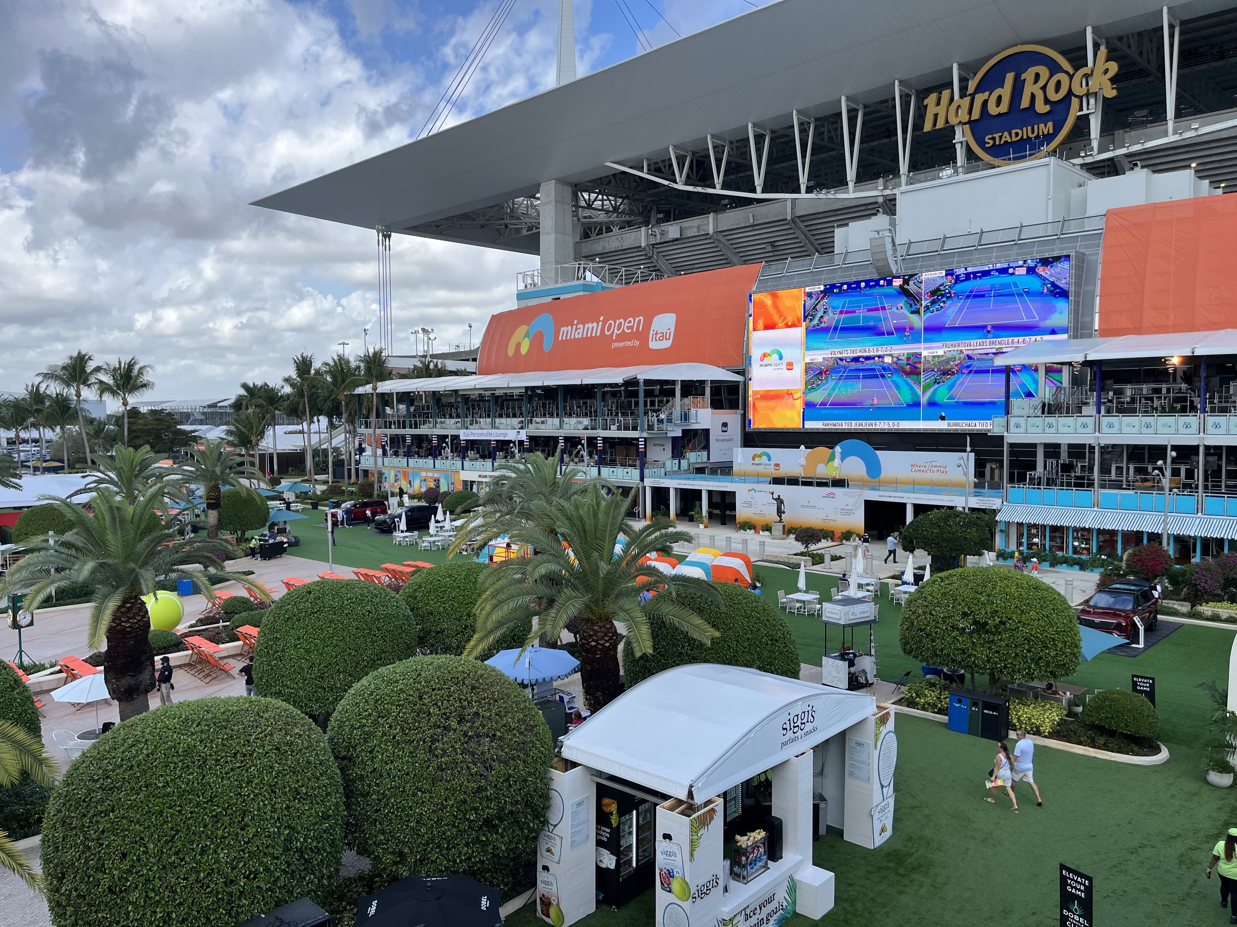 The Miami Open grounds