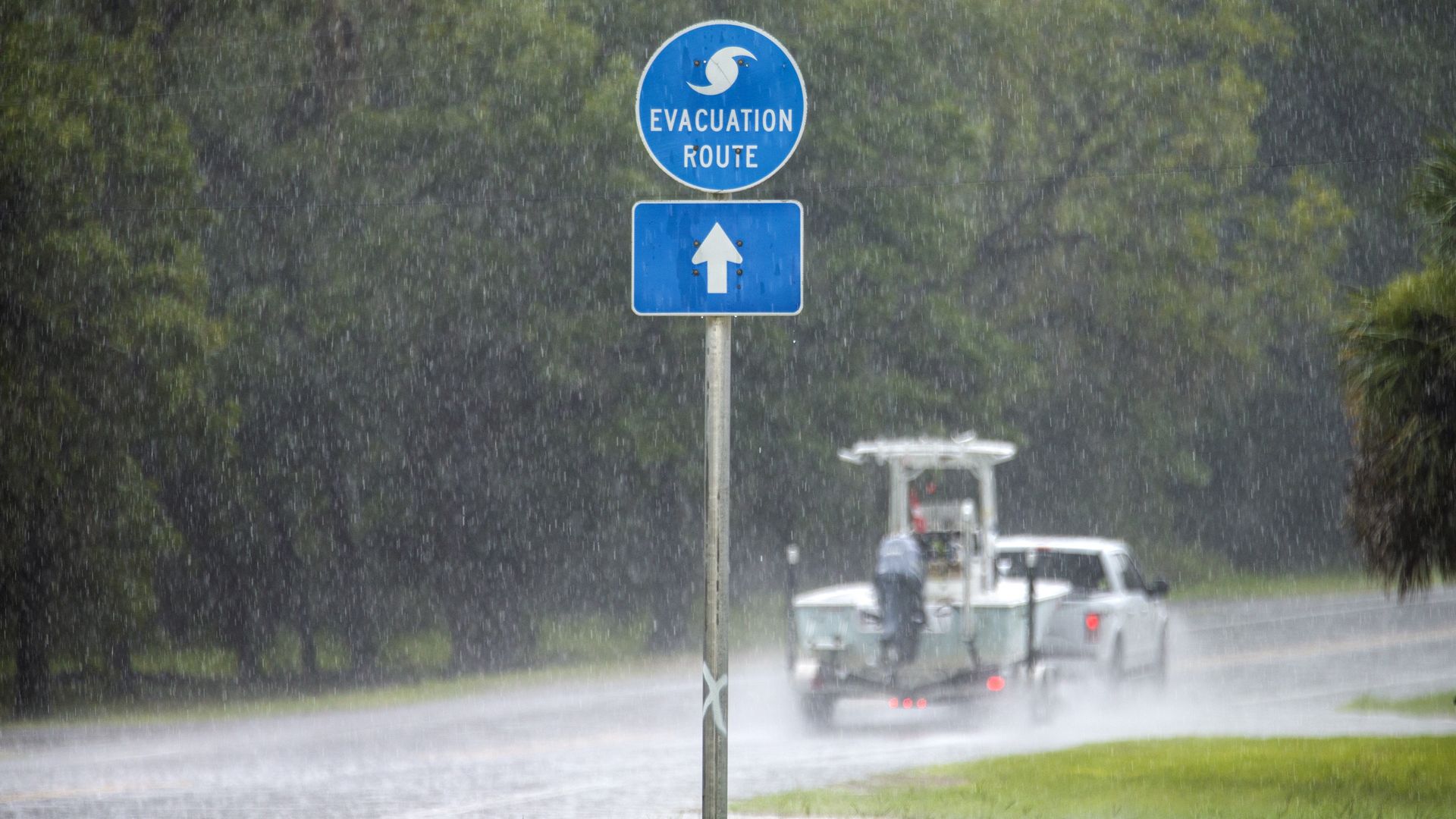 Scallopers and fishers head out of Steinhatchee in advance of the arrival of Tropical Storm Elsa on July 6,
