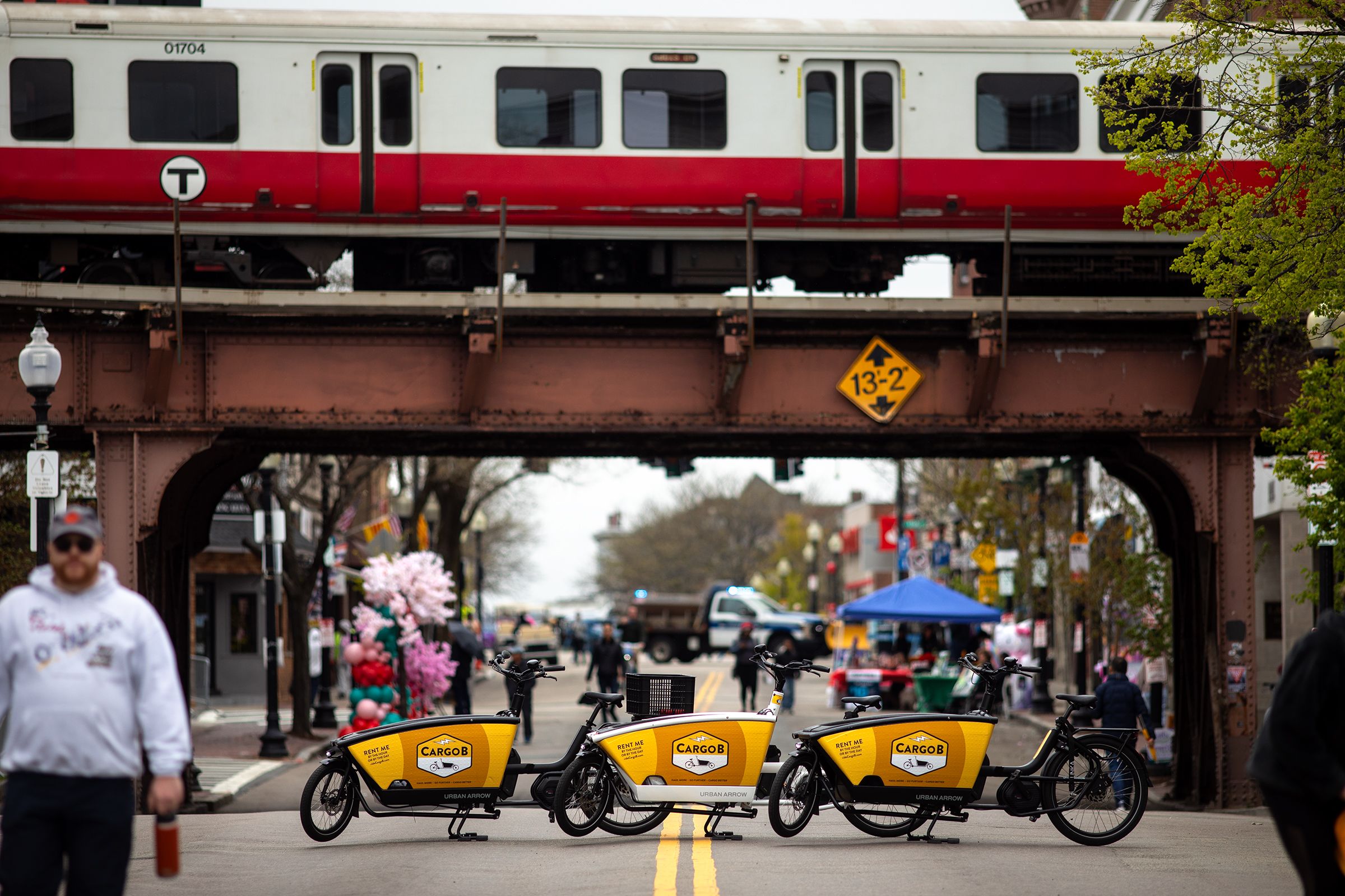 CargoB's cargo e-bikes.