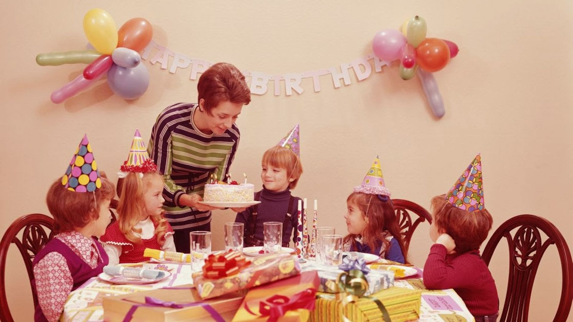 1970s-era birthday party