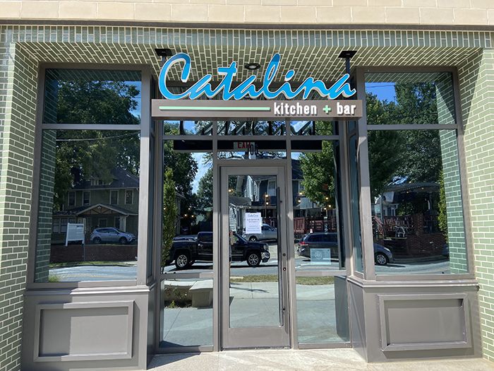 Catalina entrance off Caswell Road.