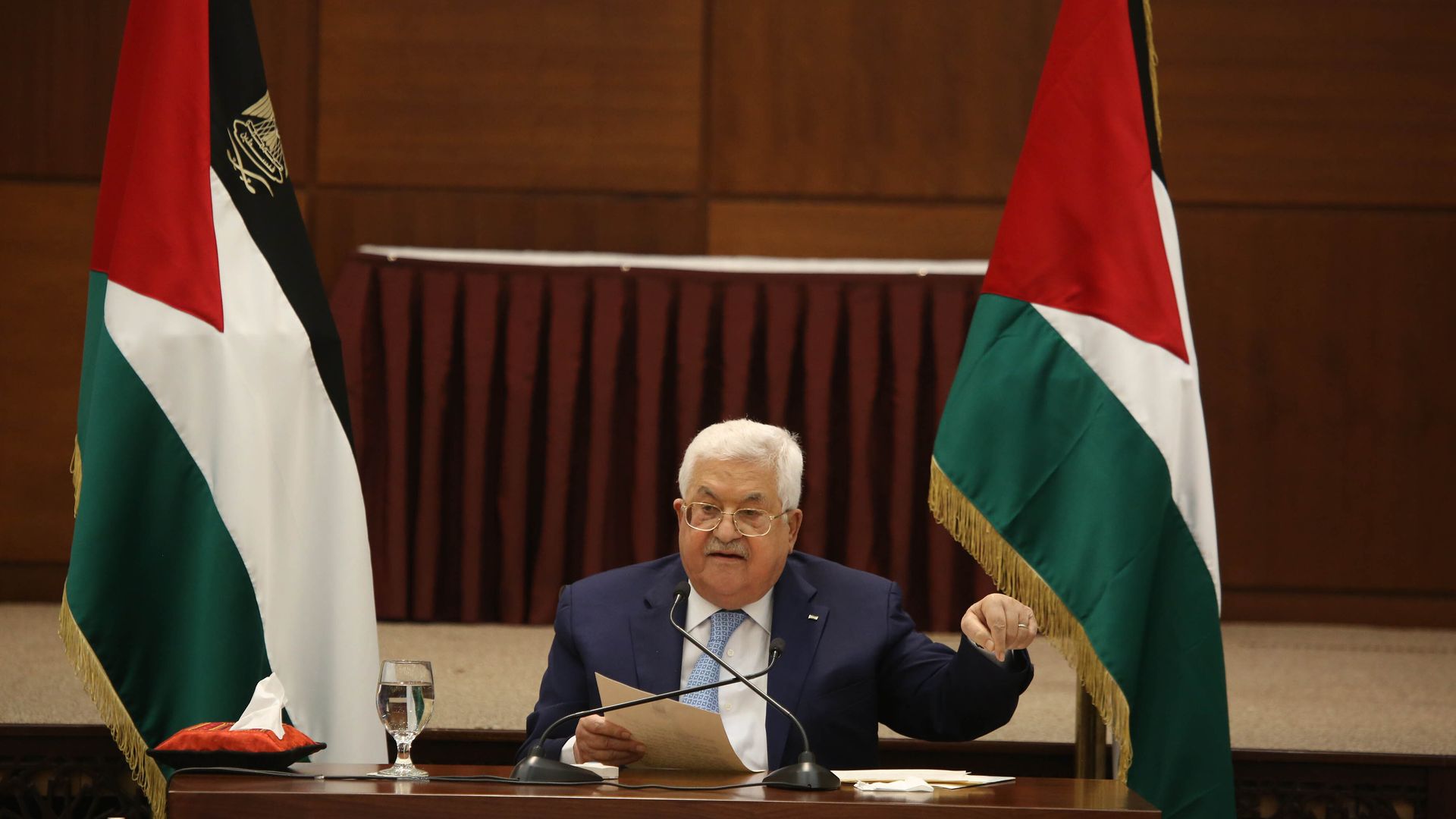 Palestinian President Mahmoud Abbas