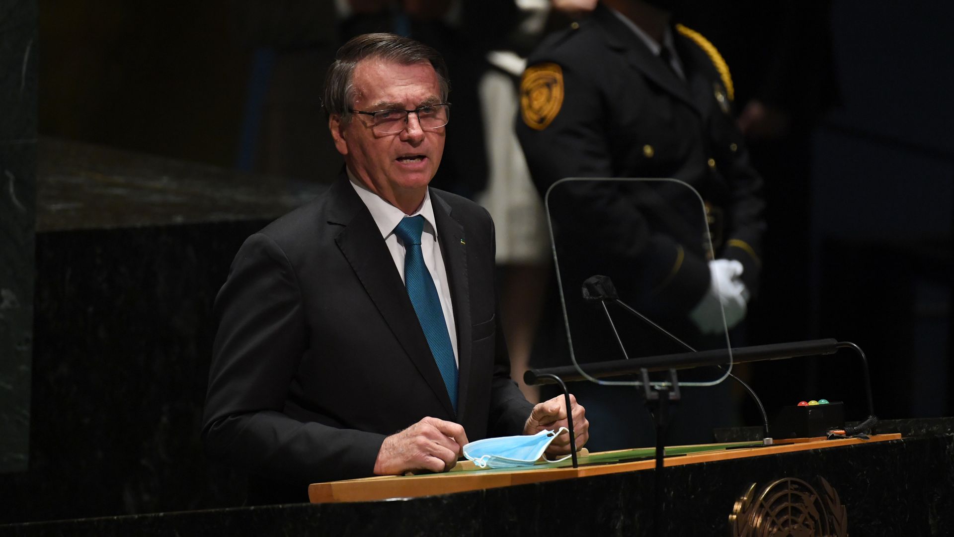 Picture of Brazil's President Jair Bolsonaro