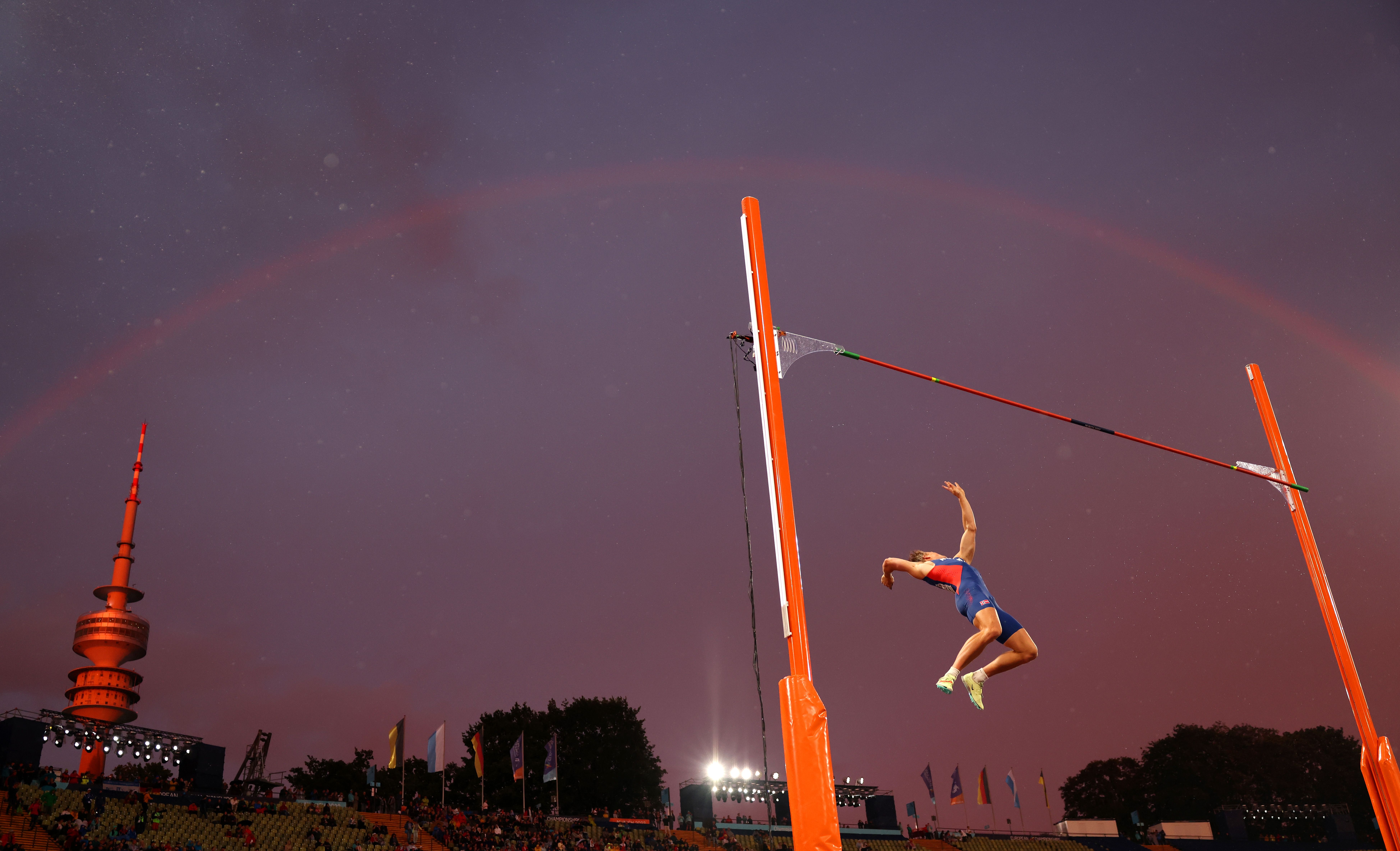 beautiful pole vaulting photo
