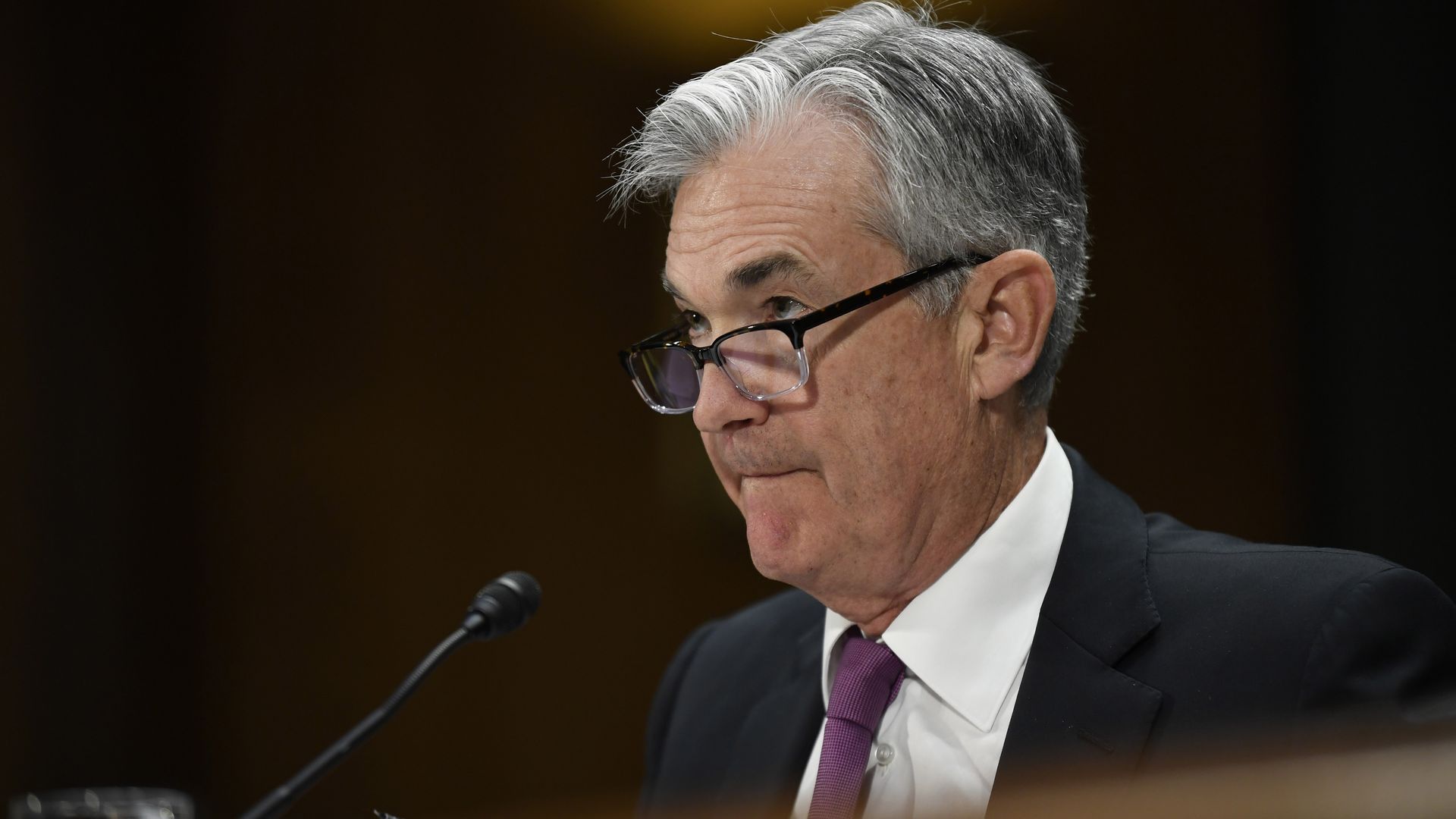 Federal Reserve chairman Jerome Powell testifies before Congress earlier this year