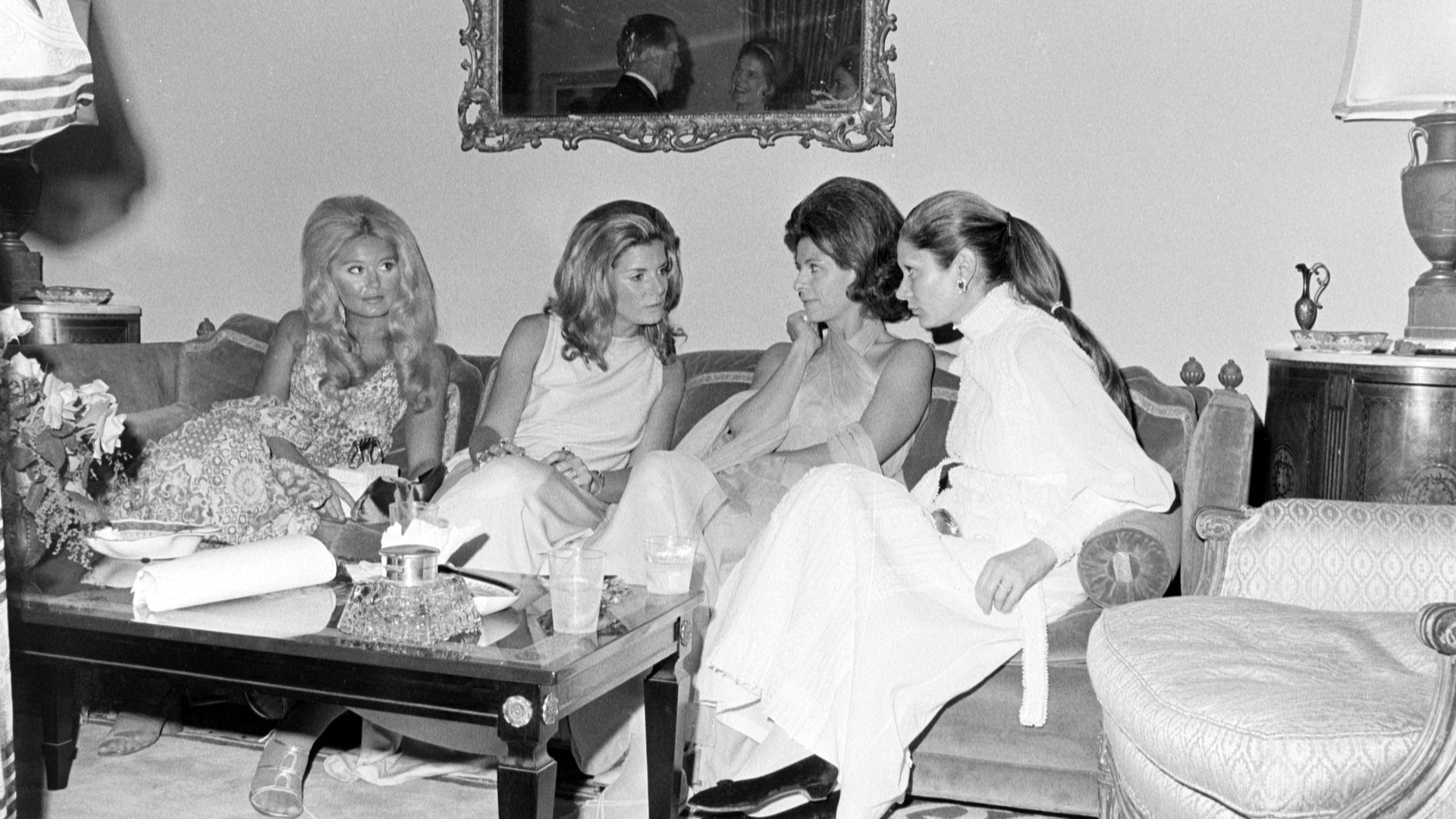 Attendees at a Swan Ball event in 1972.