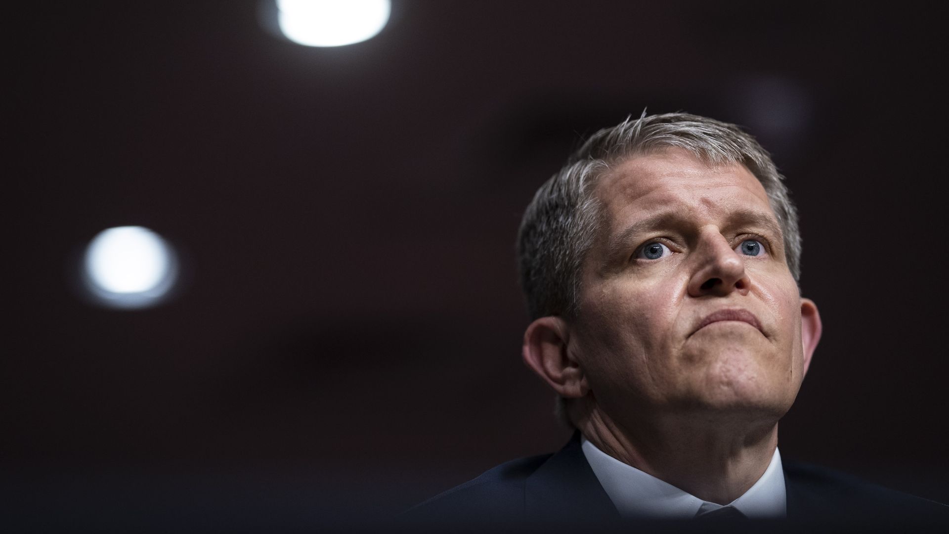 Former ATF nominee David Chipman is seen during a hearing.