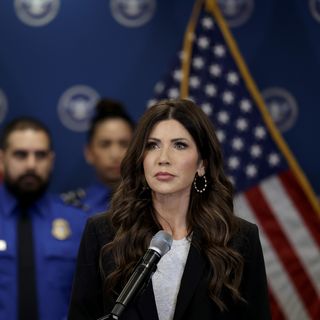 Scoop: 200 miles of Trump's border wall held up by Noem's DHS