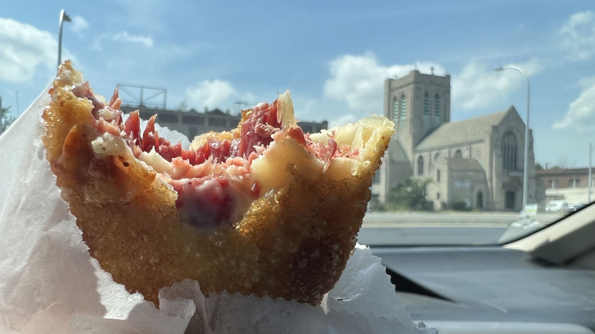 Corned beef egg roll from Asian Corned Beef