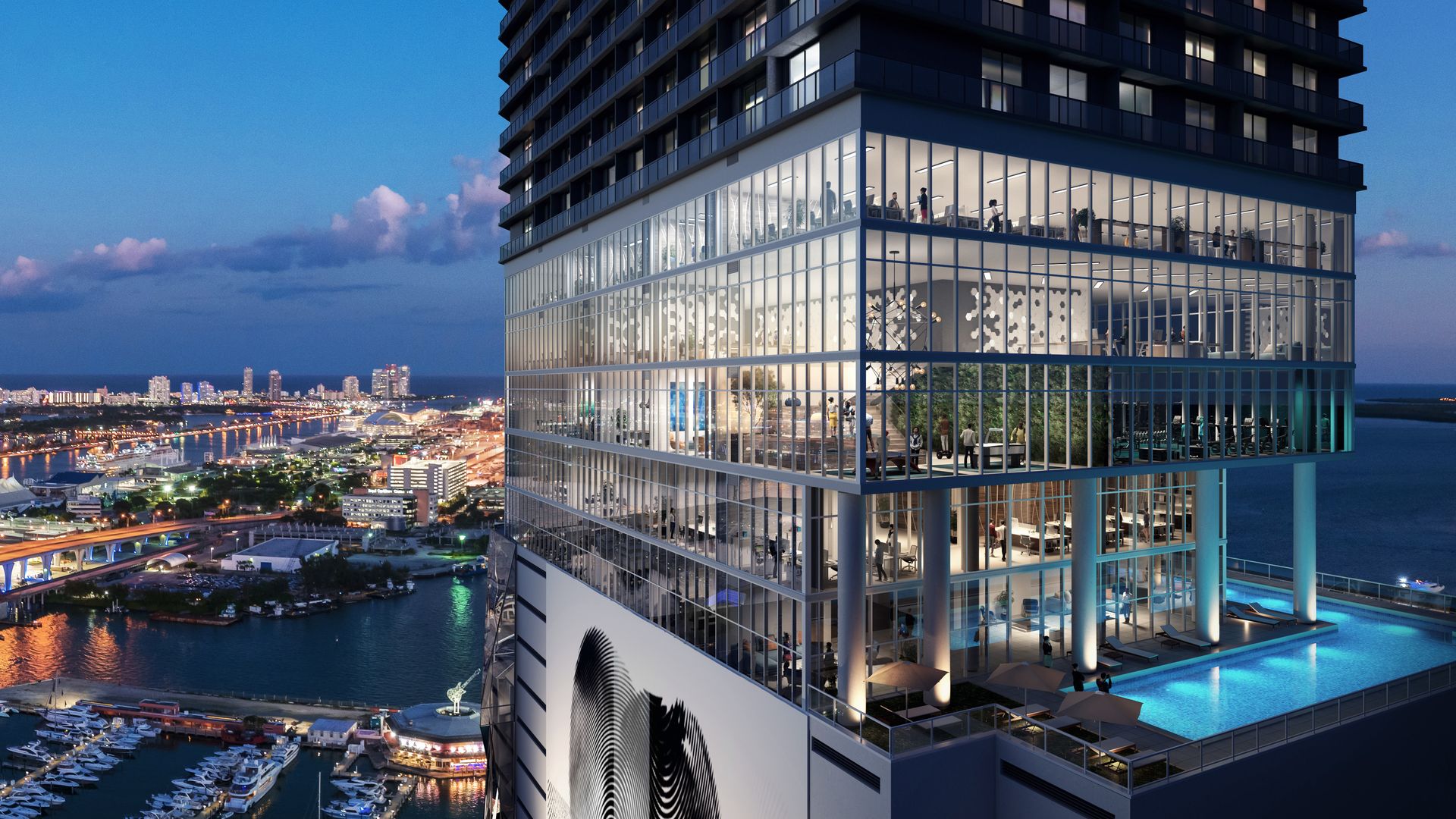 A rendering of the new Elser Hotel & Residences.