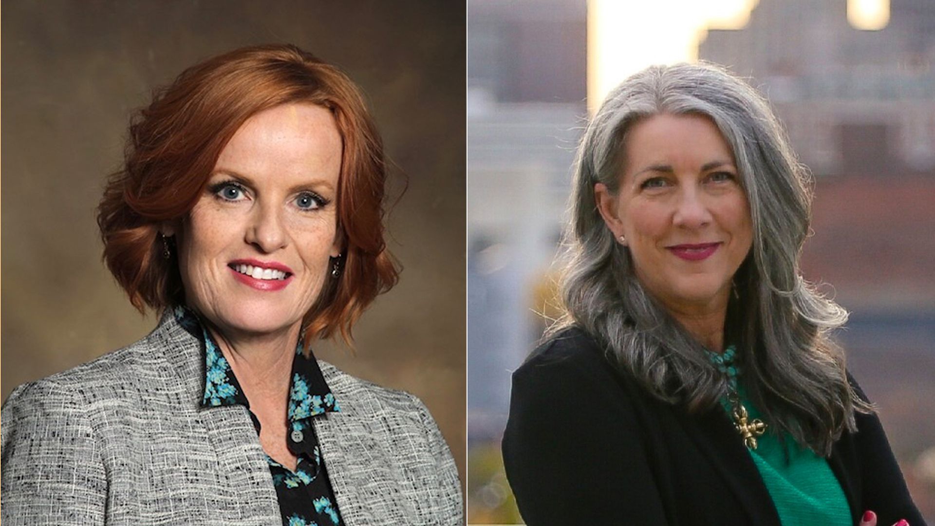 Laura Roan (left) and Kimberly Graham (right), both two candidates who recently announced they're running for Polk County attorney.