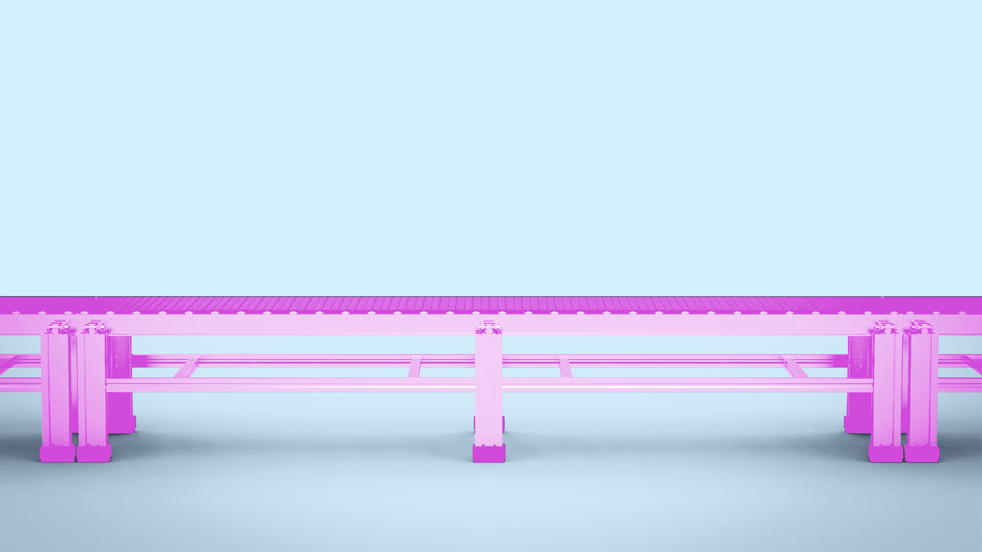 Illustration of factory line