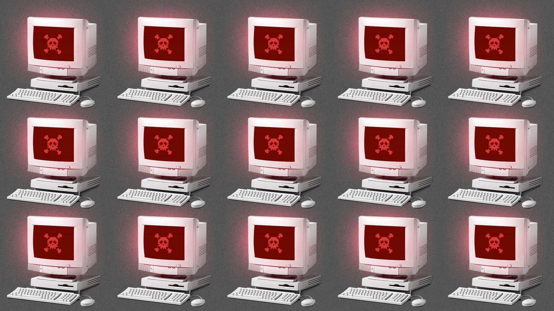 Computers with ransomware on them
