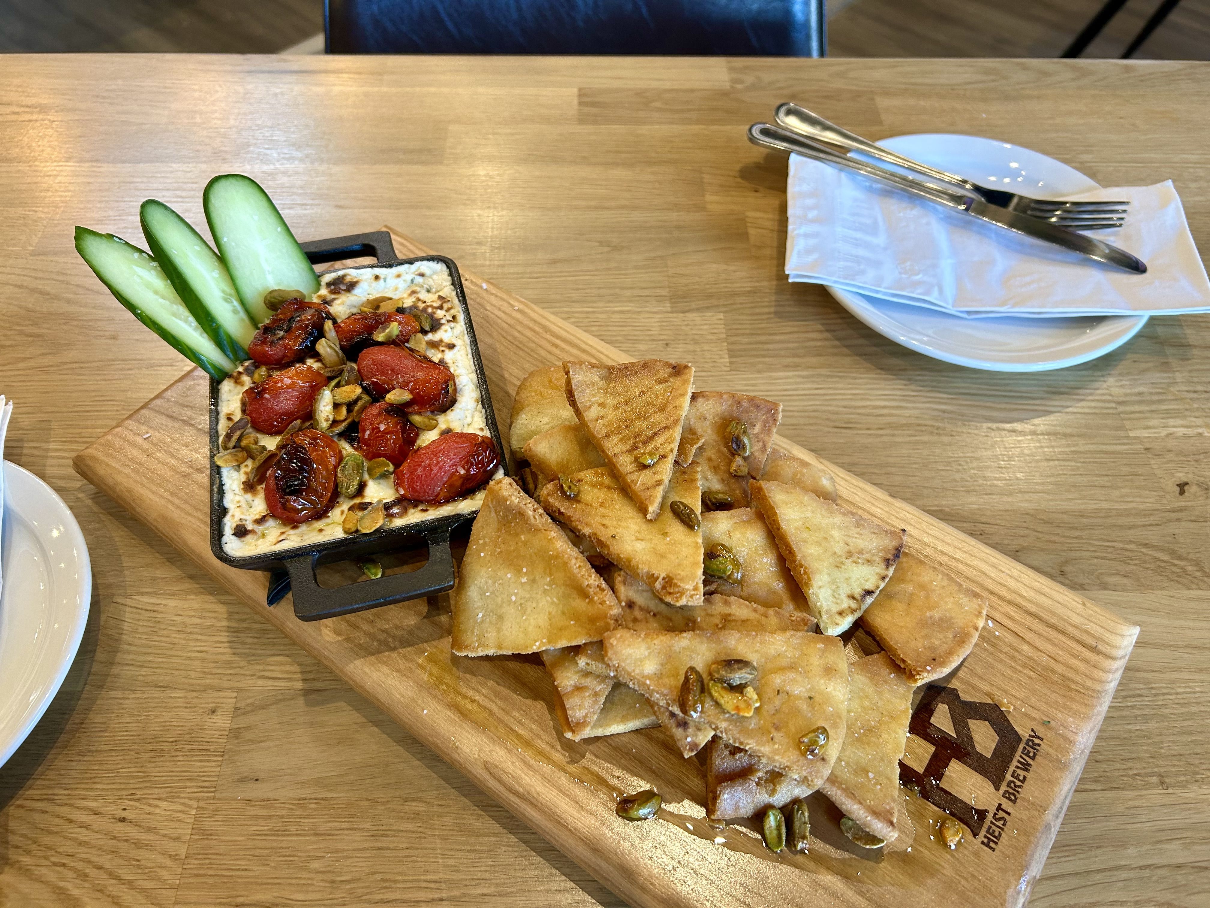 heist brewery food