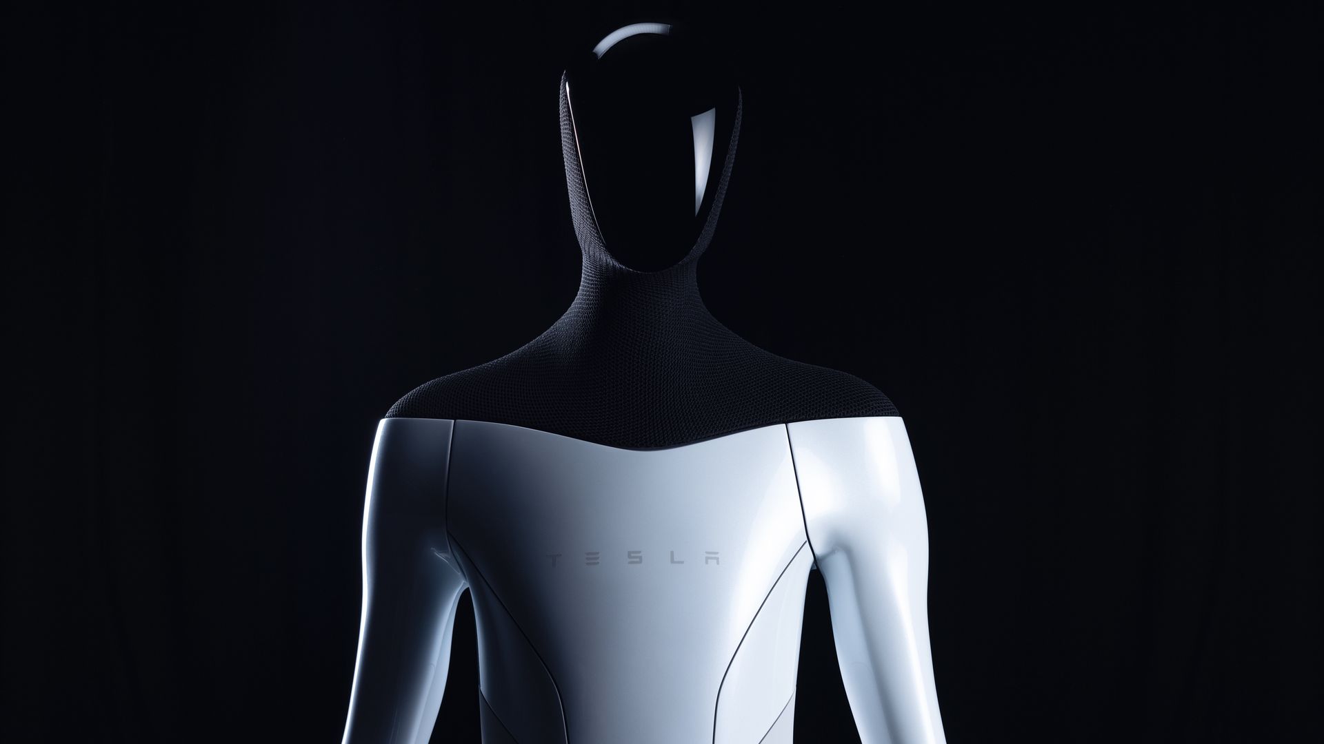 Illustration of Tesla's Optimus humanoid robot concept