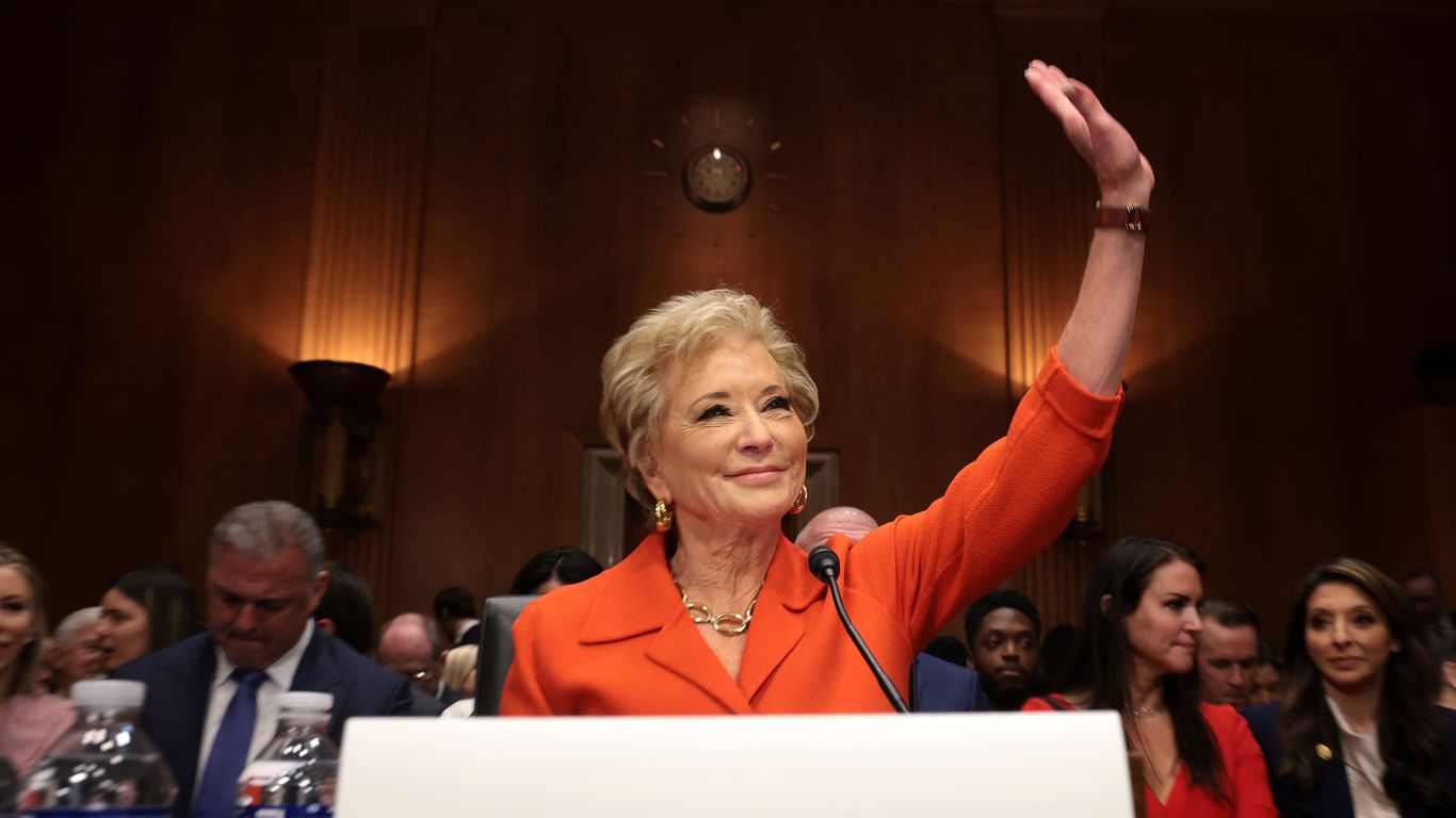 Linda McMahon confirmed to lead Education Department