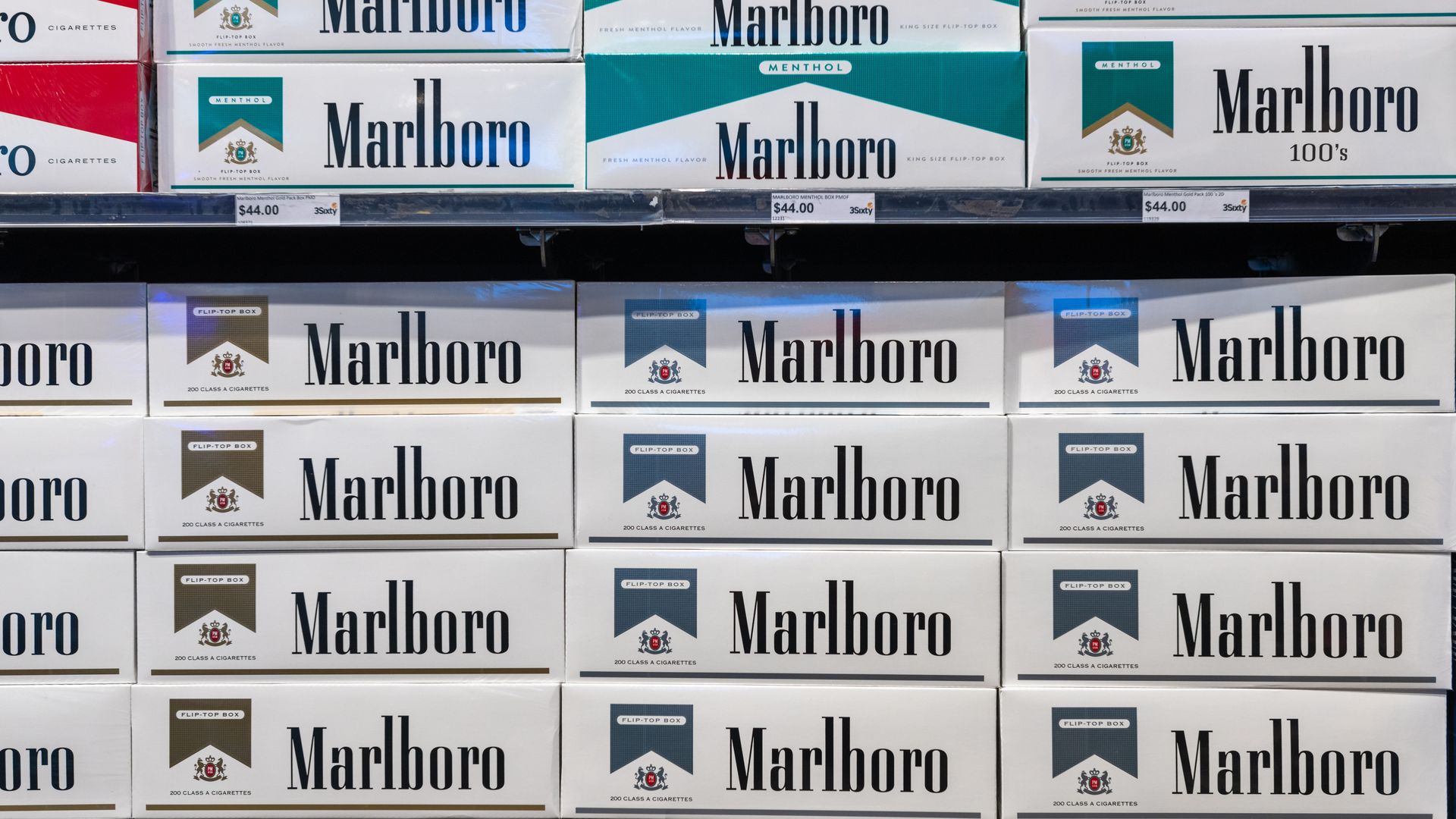 stacks of marlboro cartons