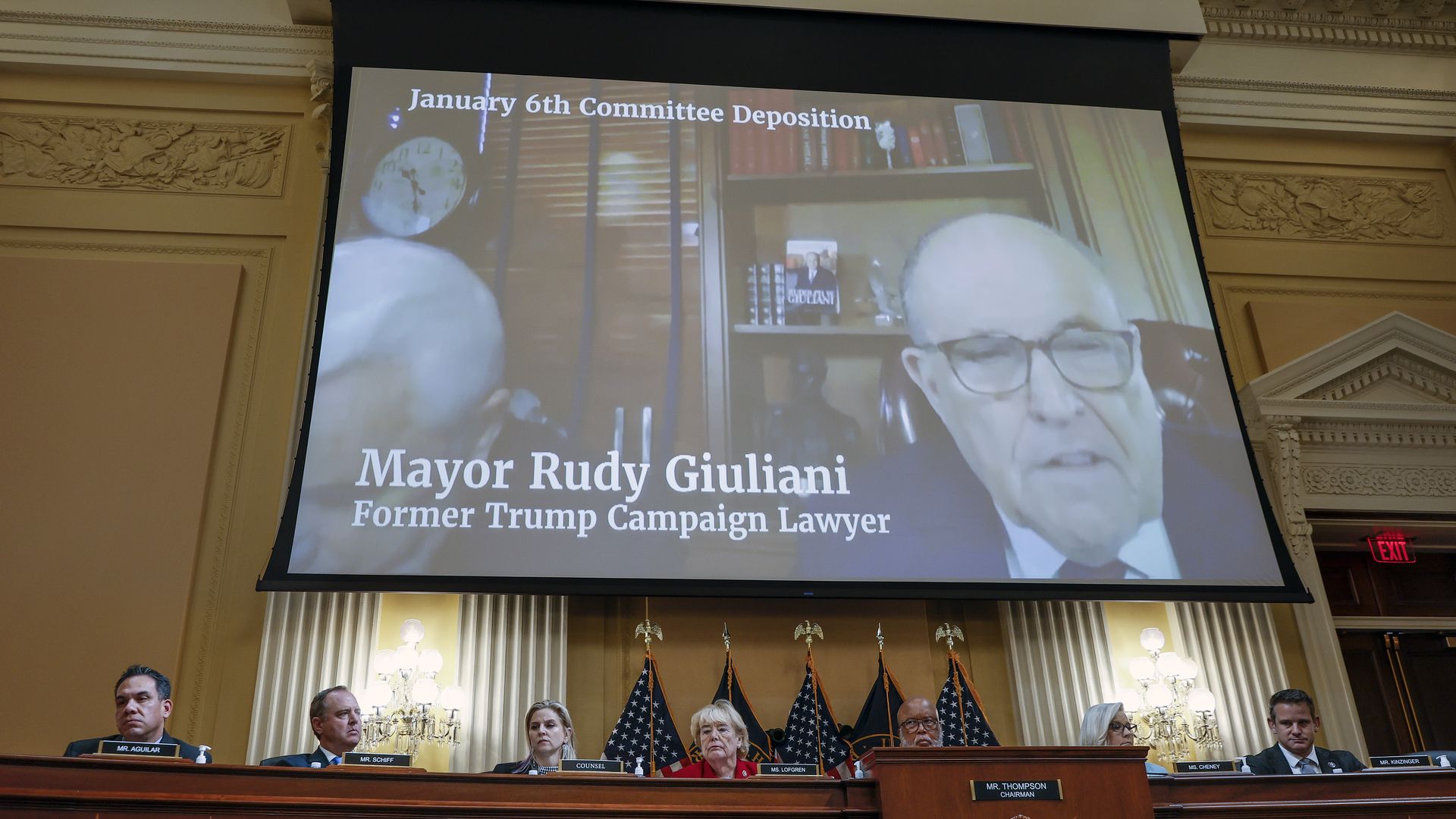 Rudy Giuliani video testimony House committee