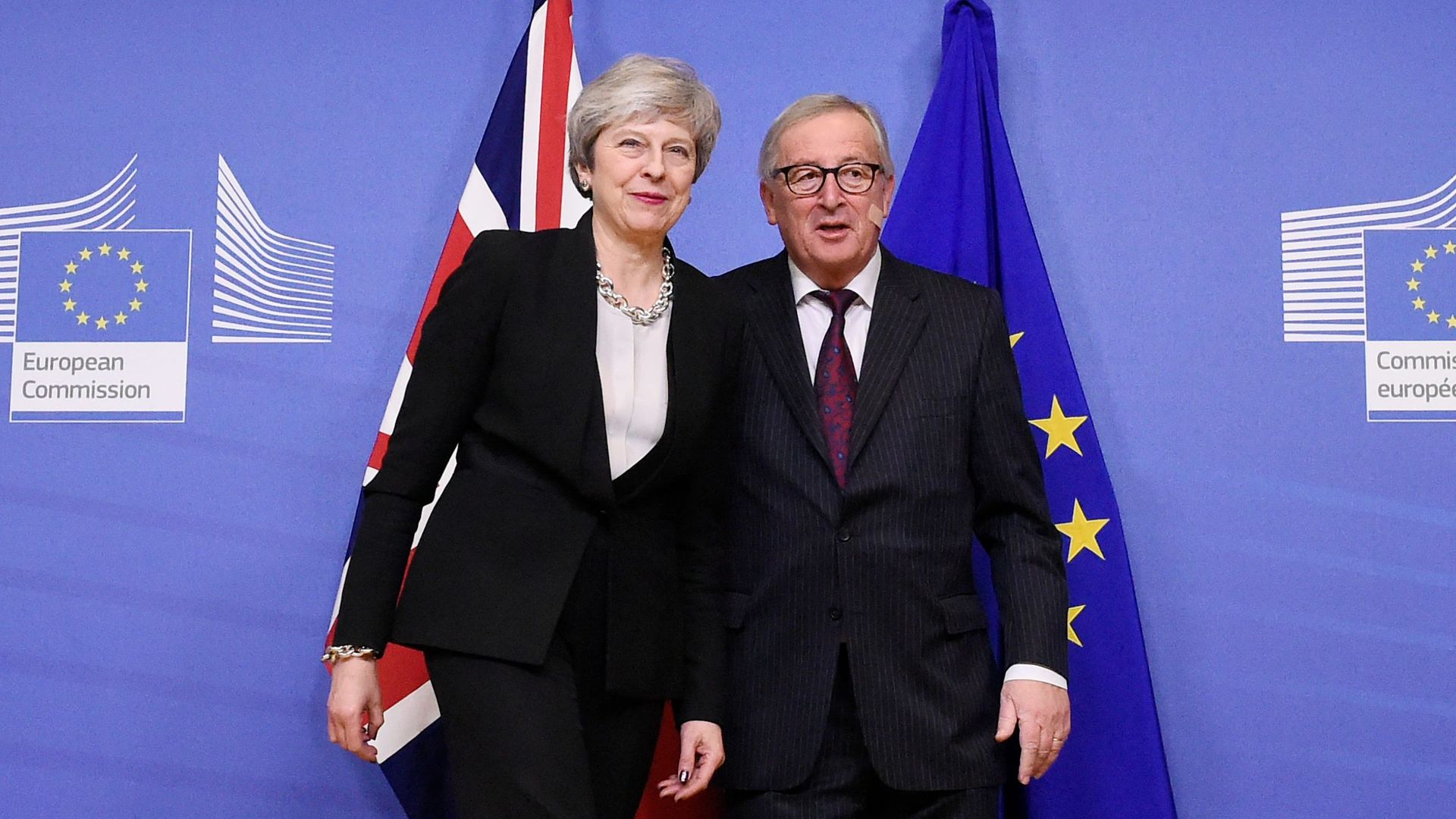 Theresa May spoke with European Commission president Jean-Claude Juncker Sunday evening.
