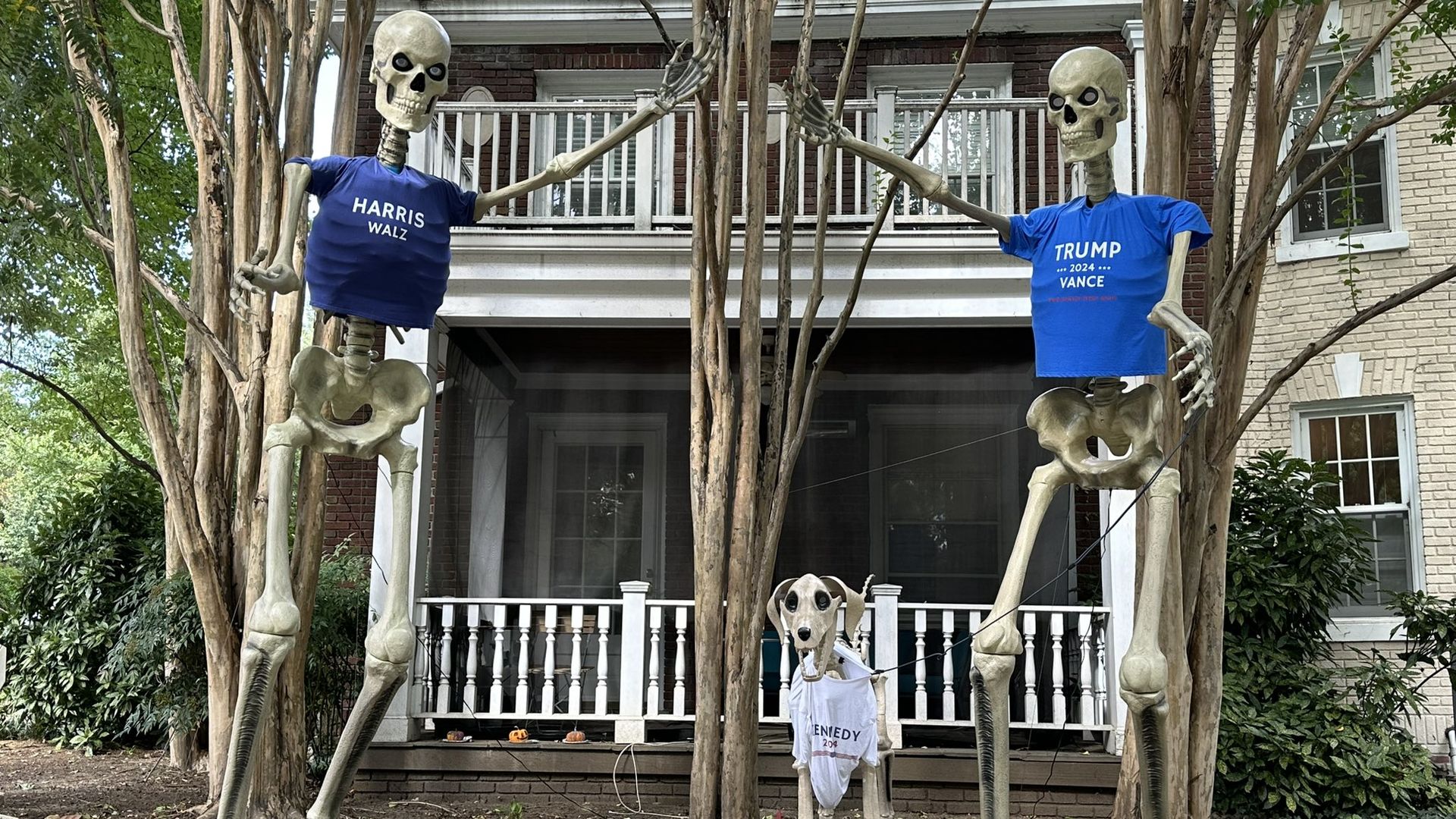 DC Halloween decor gets political ahead of 2024 presidential election