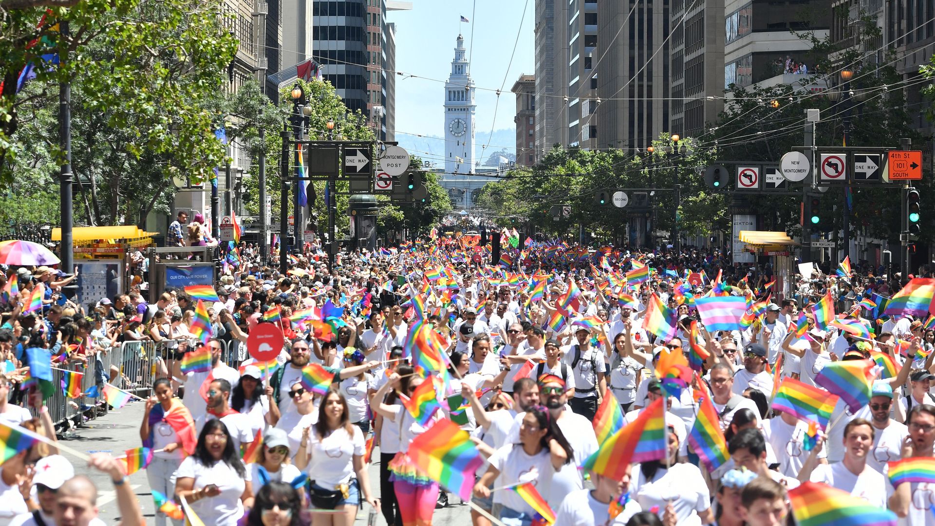 The San Francisco gay pride parade.