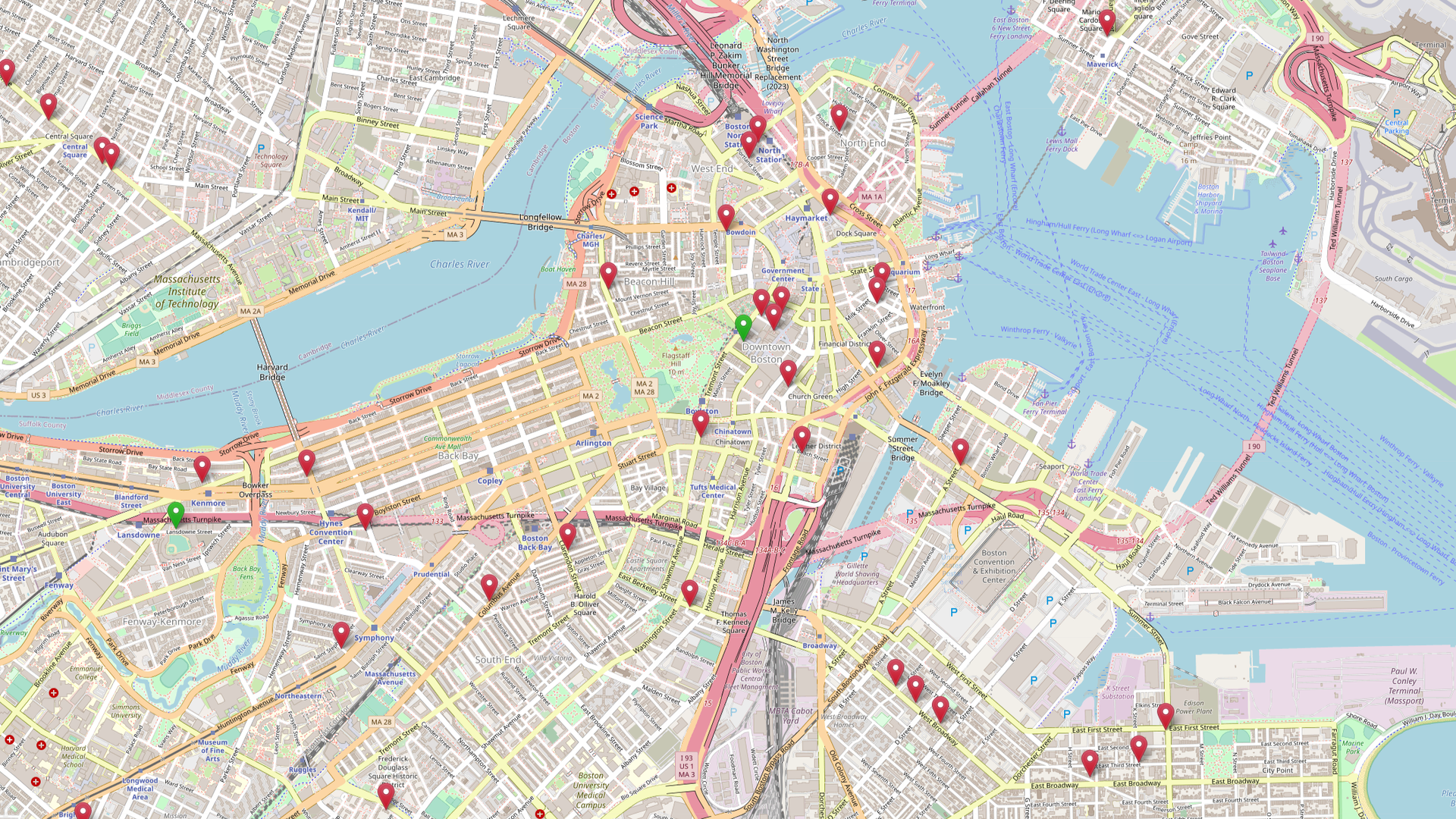 This map pinpoints Boston's dive bars - Axios Boston