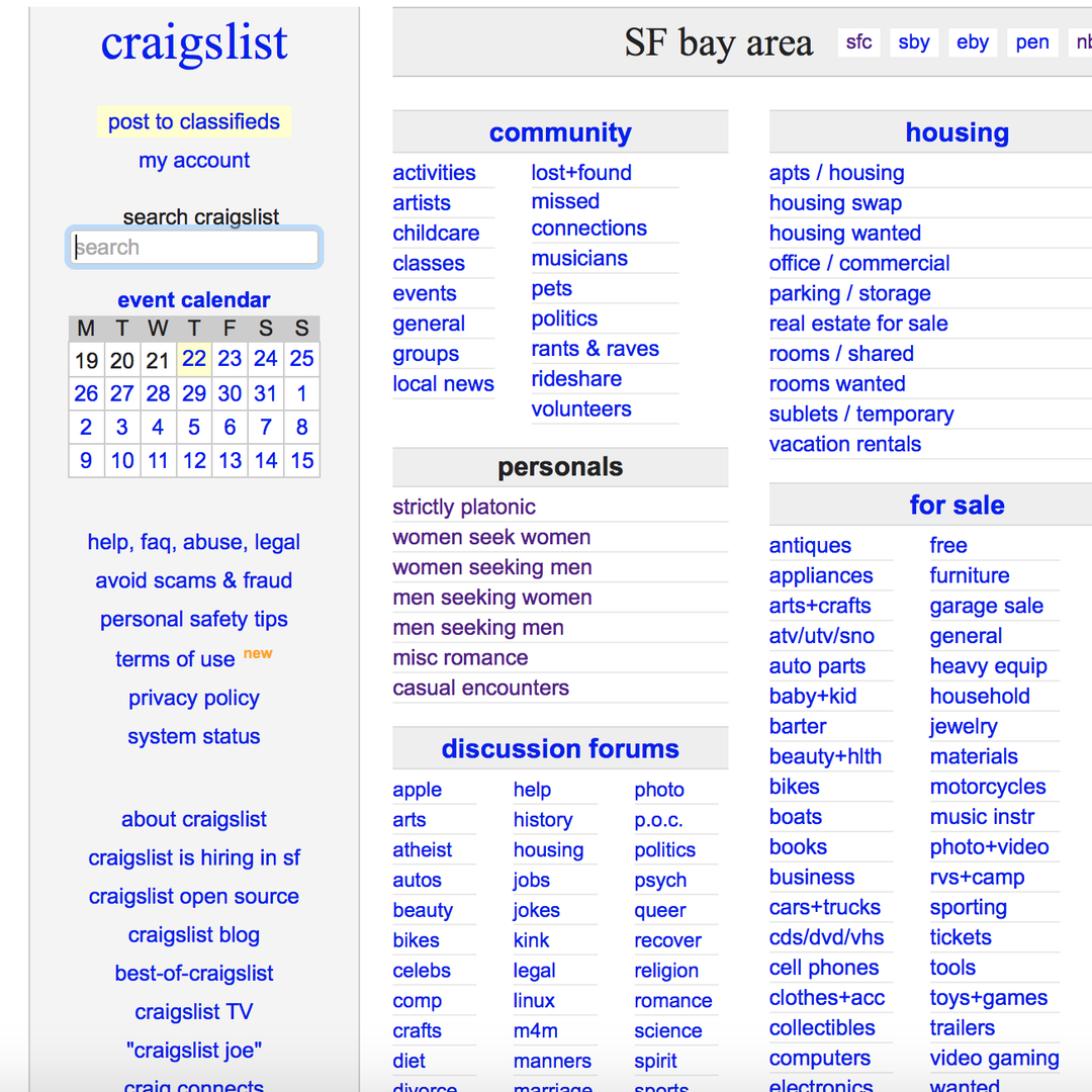 Craigslist pulls personal ads after passage of sex-trafficking bill