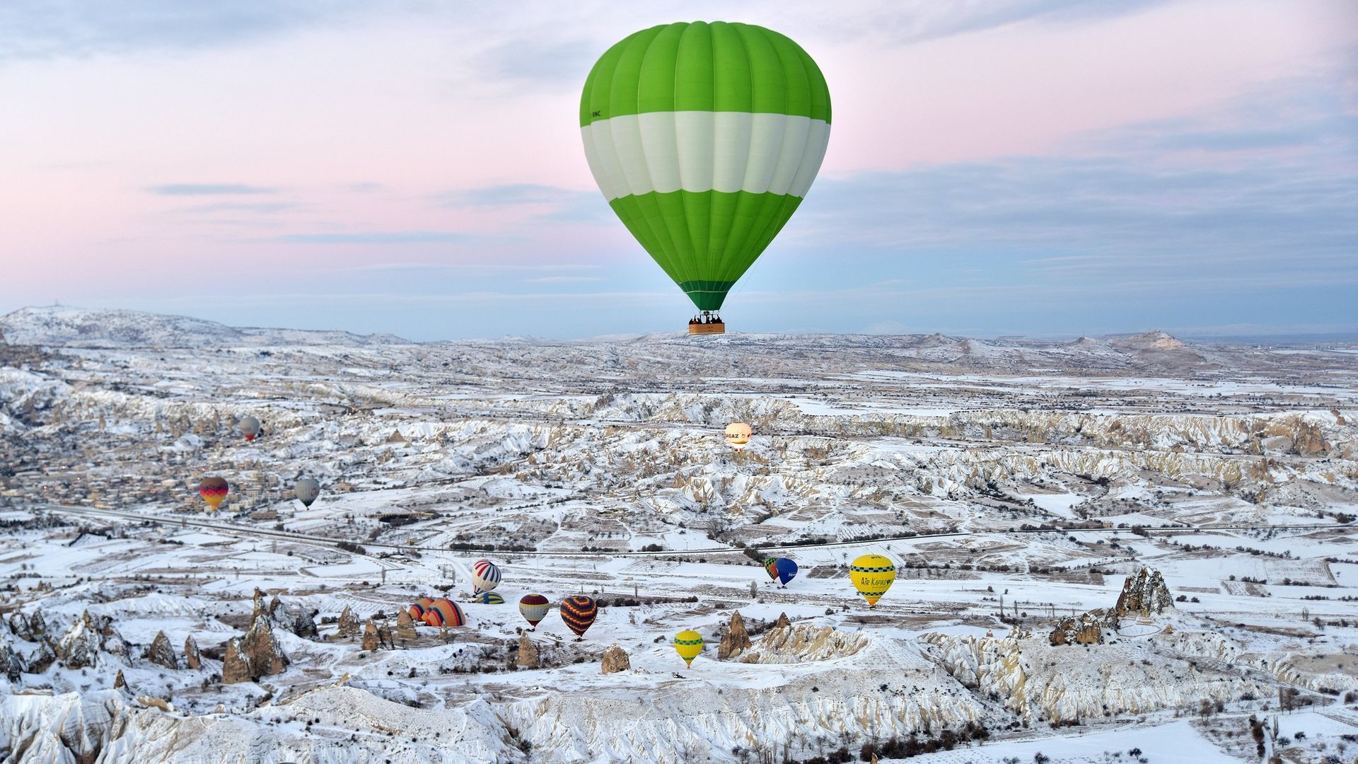Hot air balloons