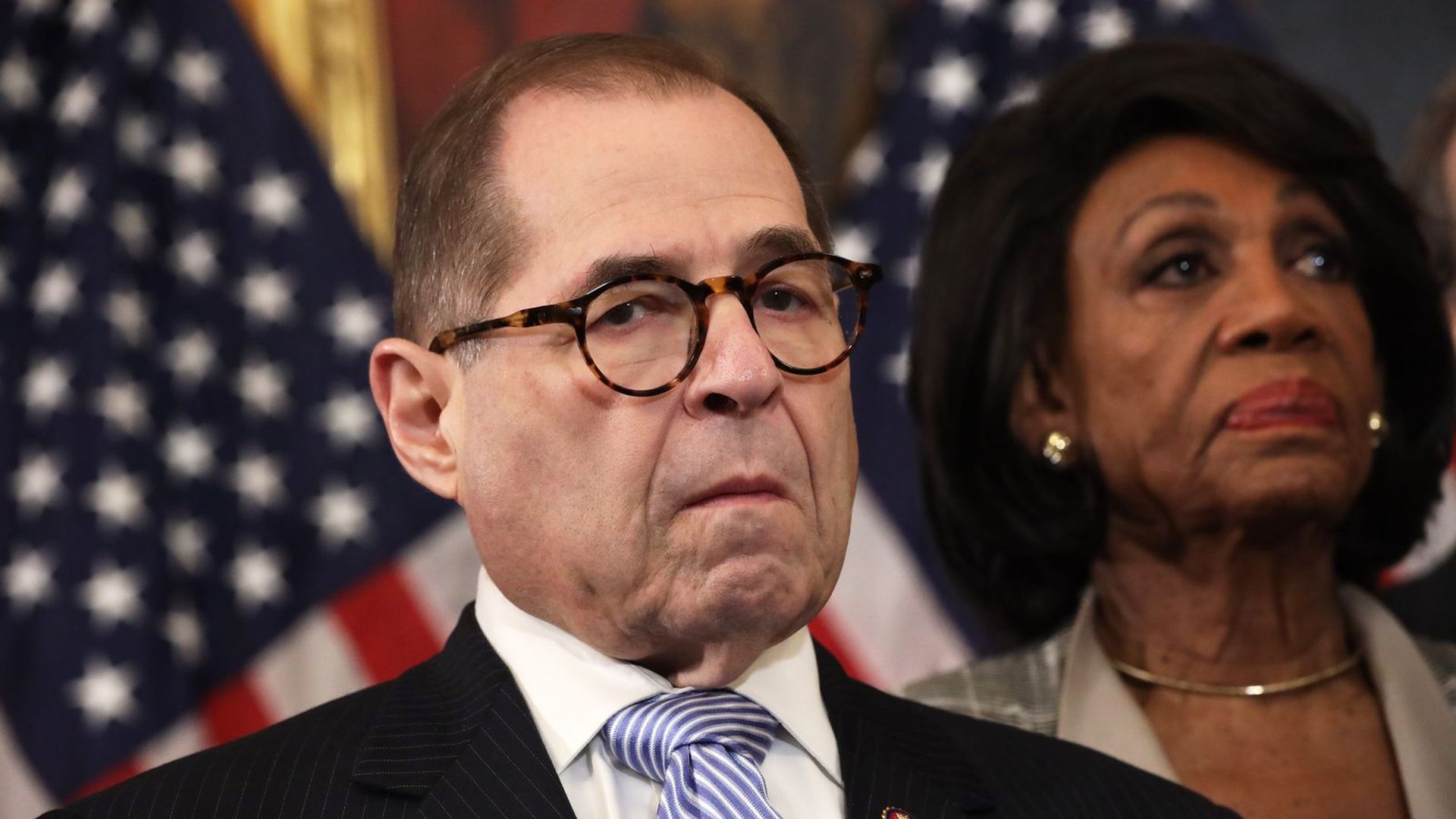 Rep. Jerry Nadler at a news conference