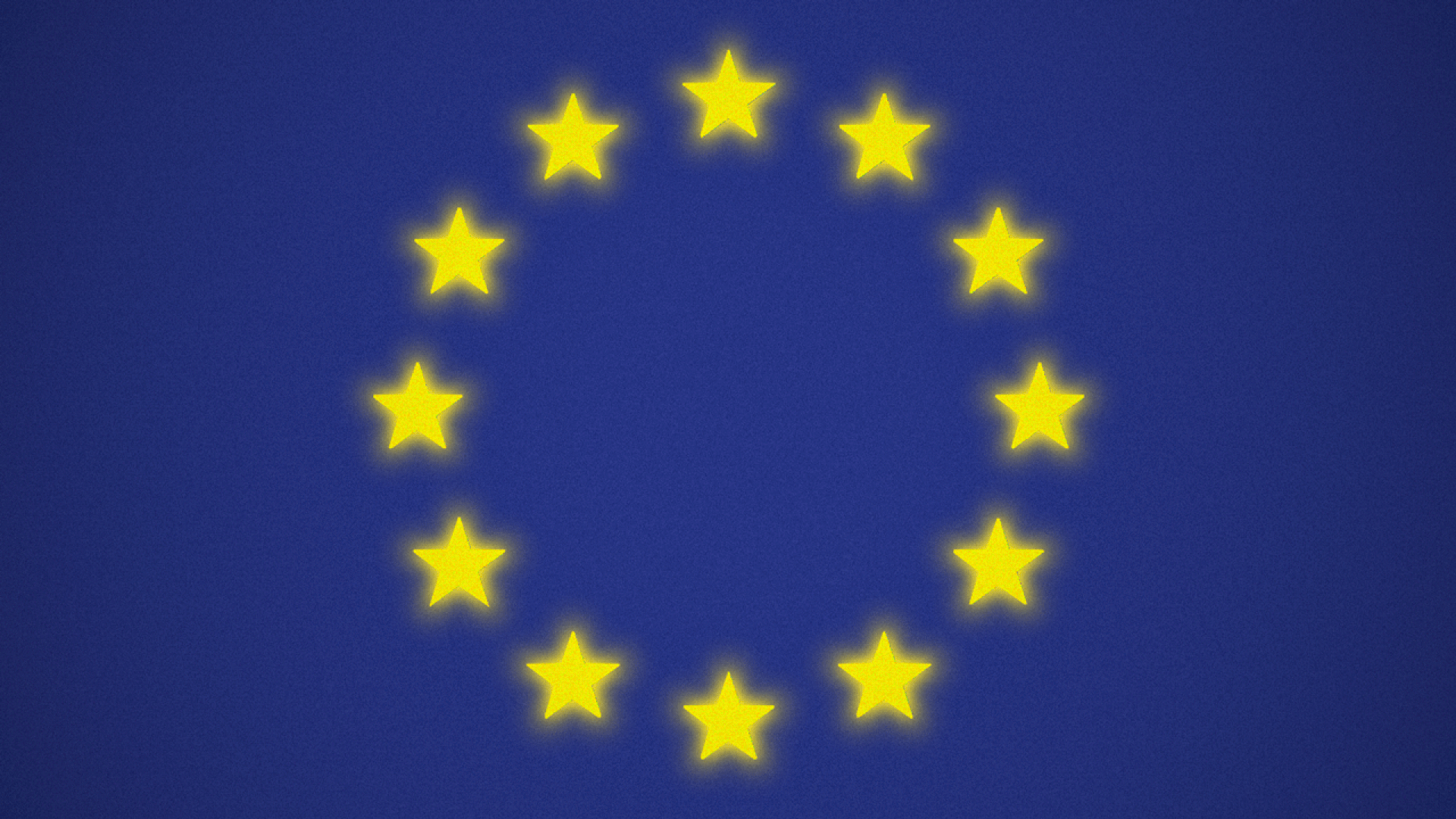 Animated illustration of the EU symbol gradually going dark.