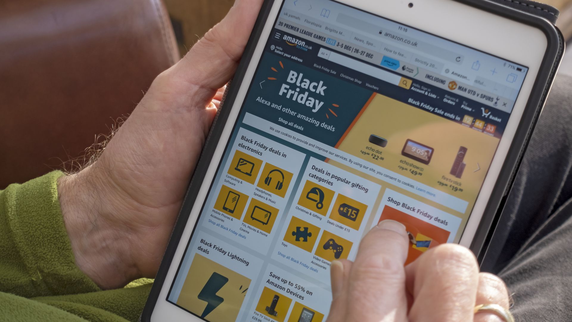 Picture of Amazon home page