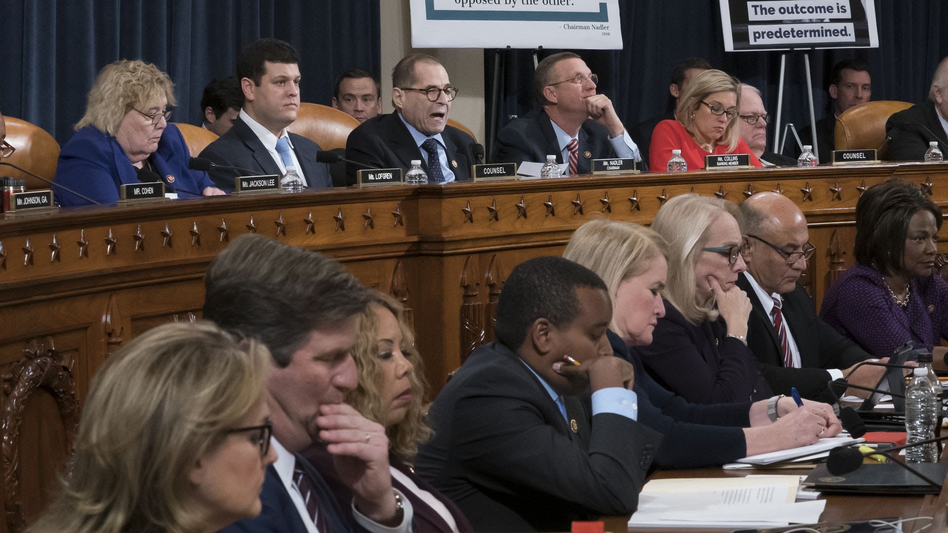 House Judiciary Chairman Jerry Nadler opens the markup of the articles of impeachment.