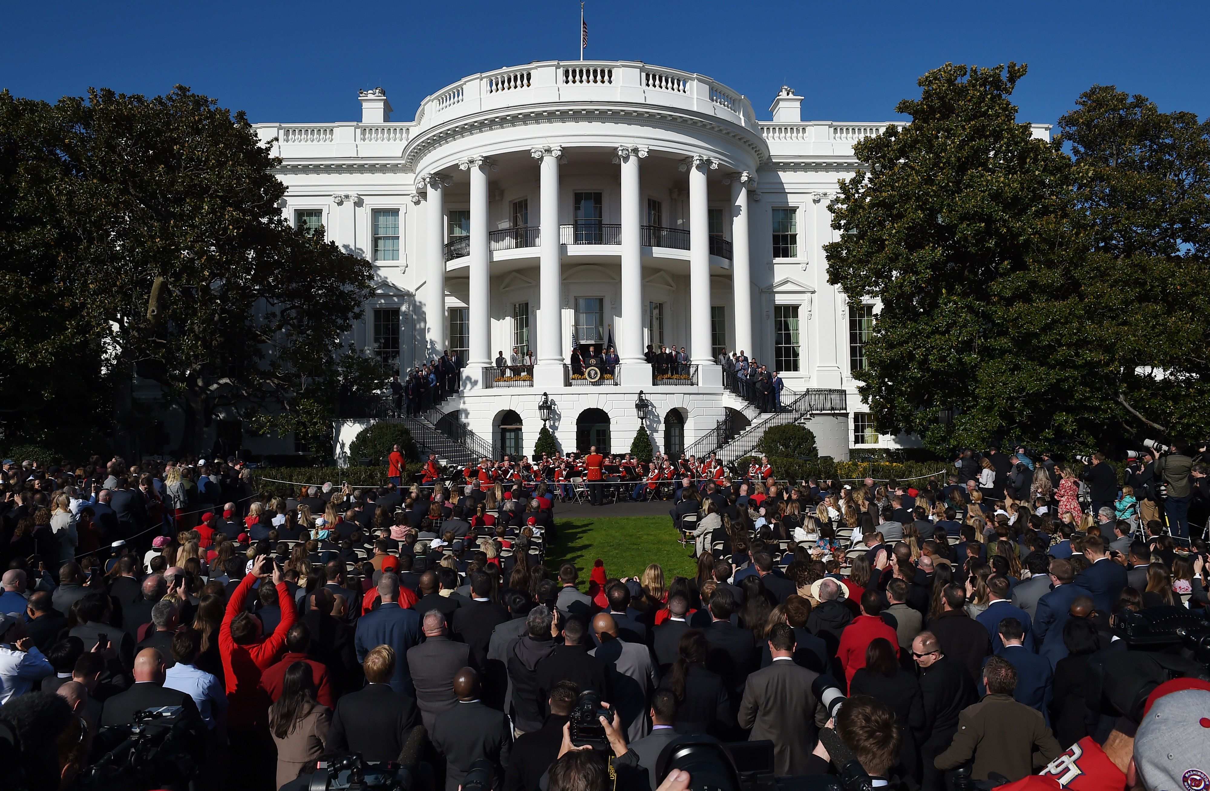 The Washington Nationals players who weren't at the White House