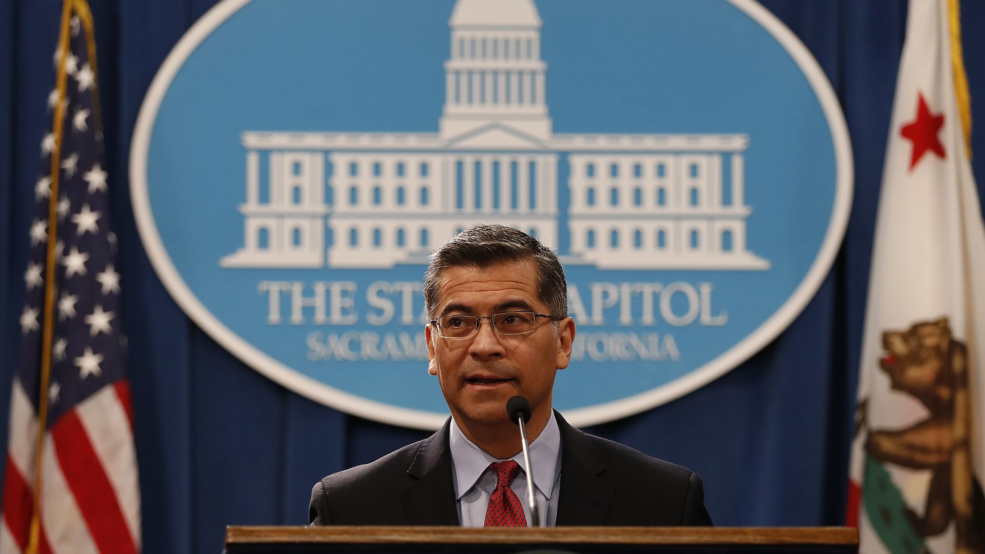 California Attorney General Xavier Becerra