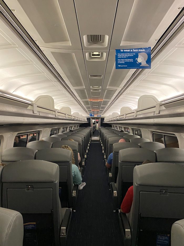 Amtrak train to Raleigh