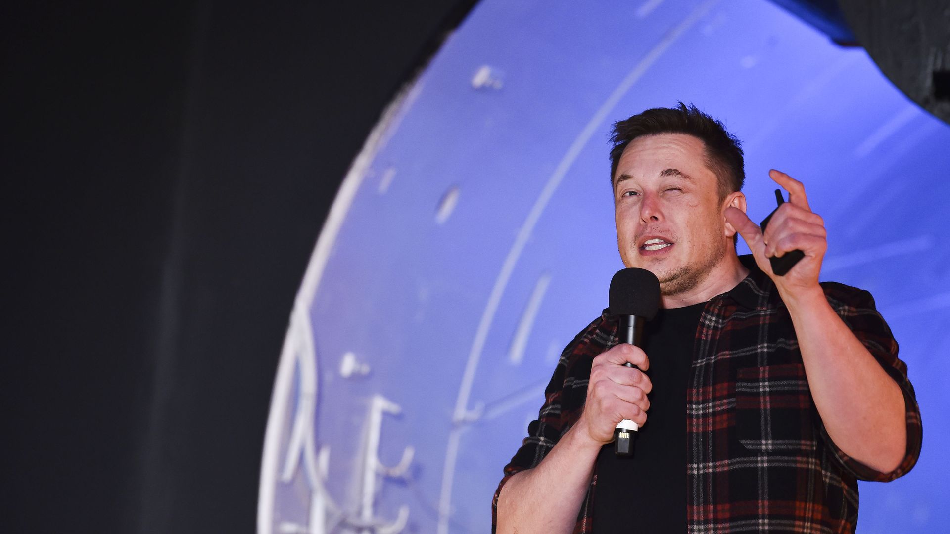 Elon Musk unveiling The Boring Company test tunnel