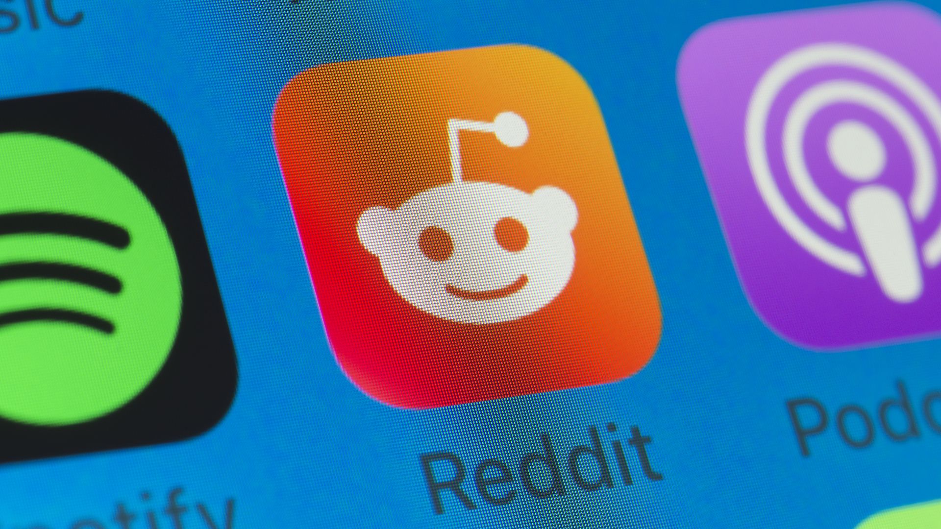 Screenshot of Reddit app icon