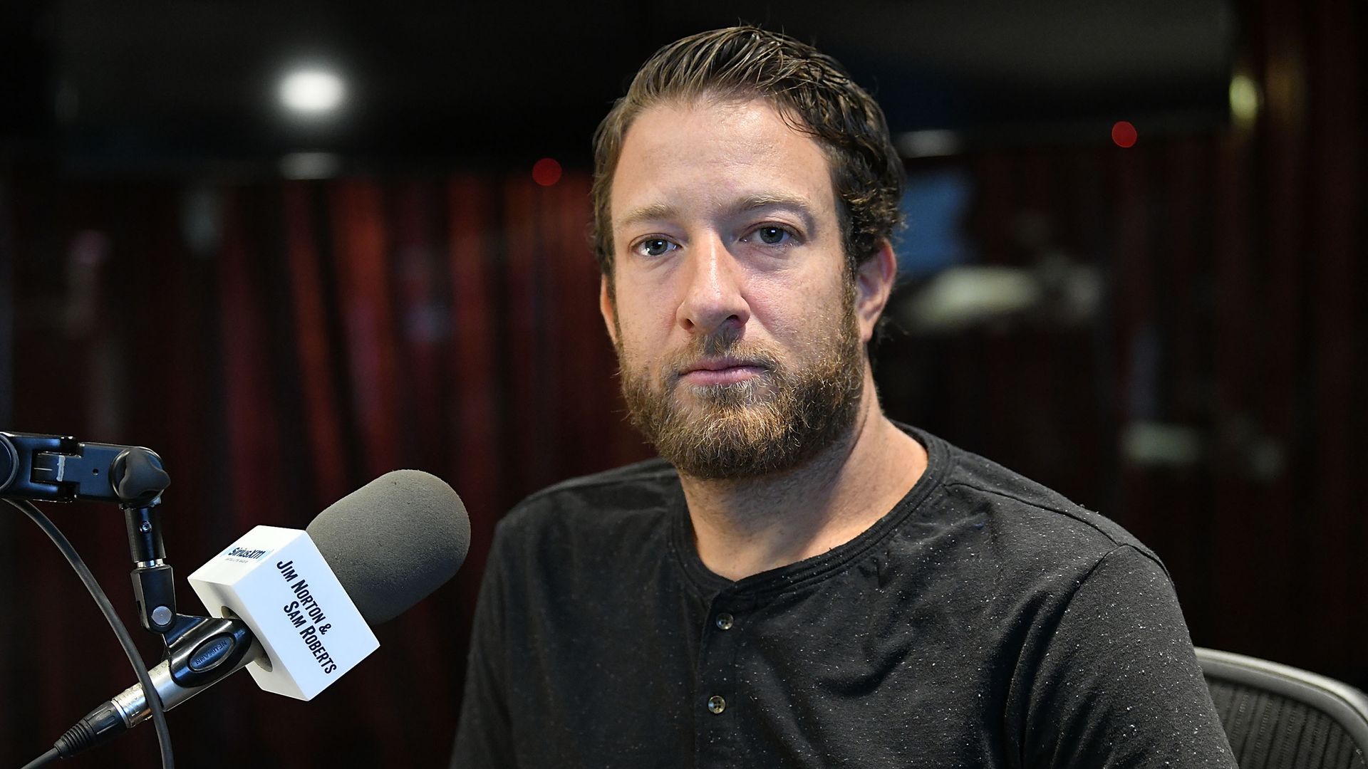 Barstool Sports founder Dave Portnoy visits Faction Talk at SiriusXM Studios on November 14, 2017 in New York City.