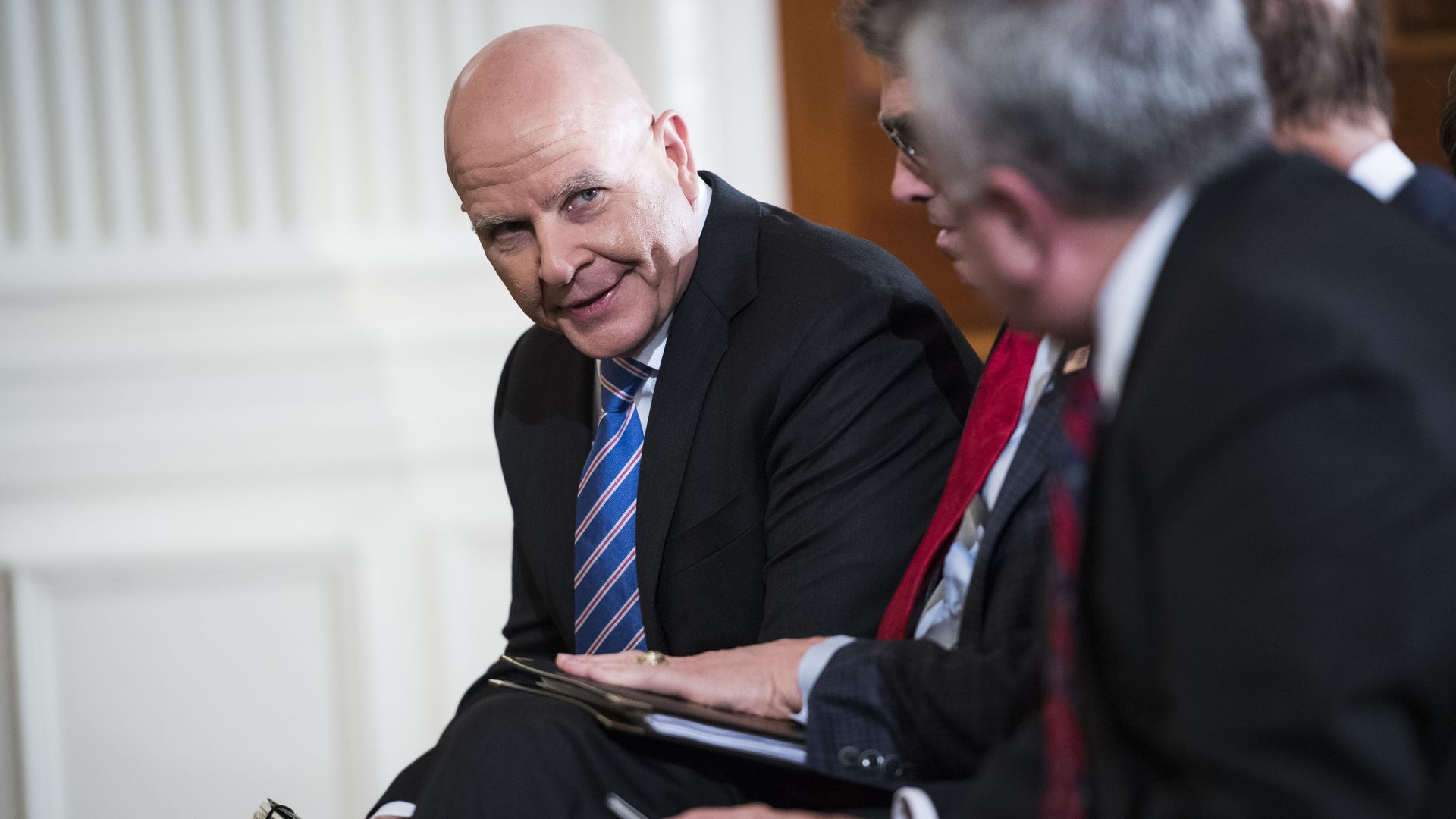 McMaster leans forward