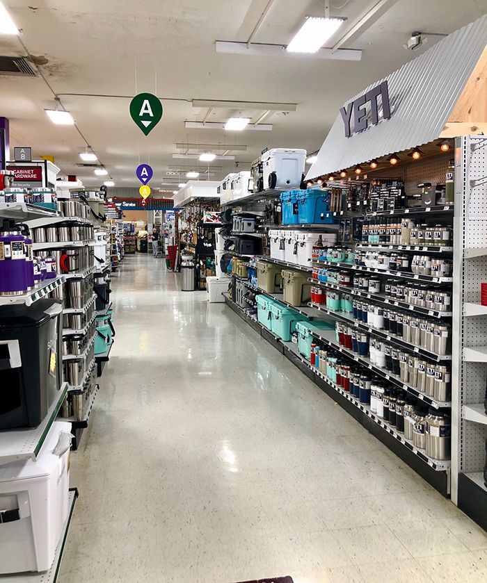 aisle at blackhawk hardware in charlotte