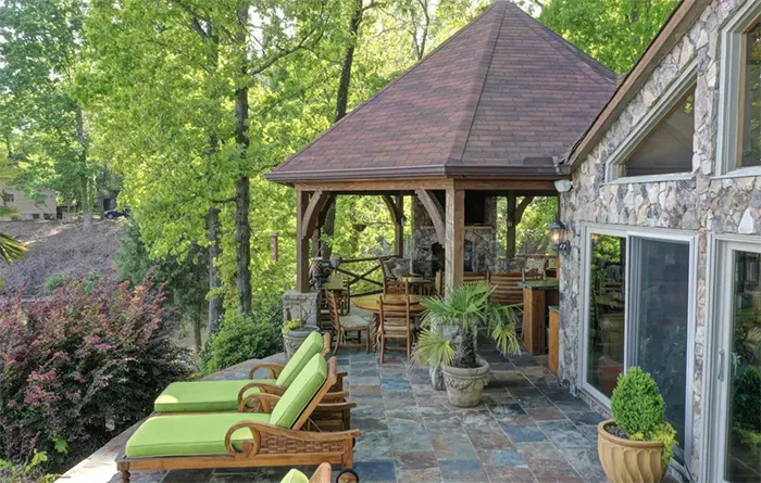 Breathtaking view outside