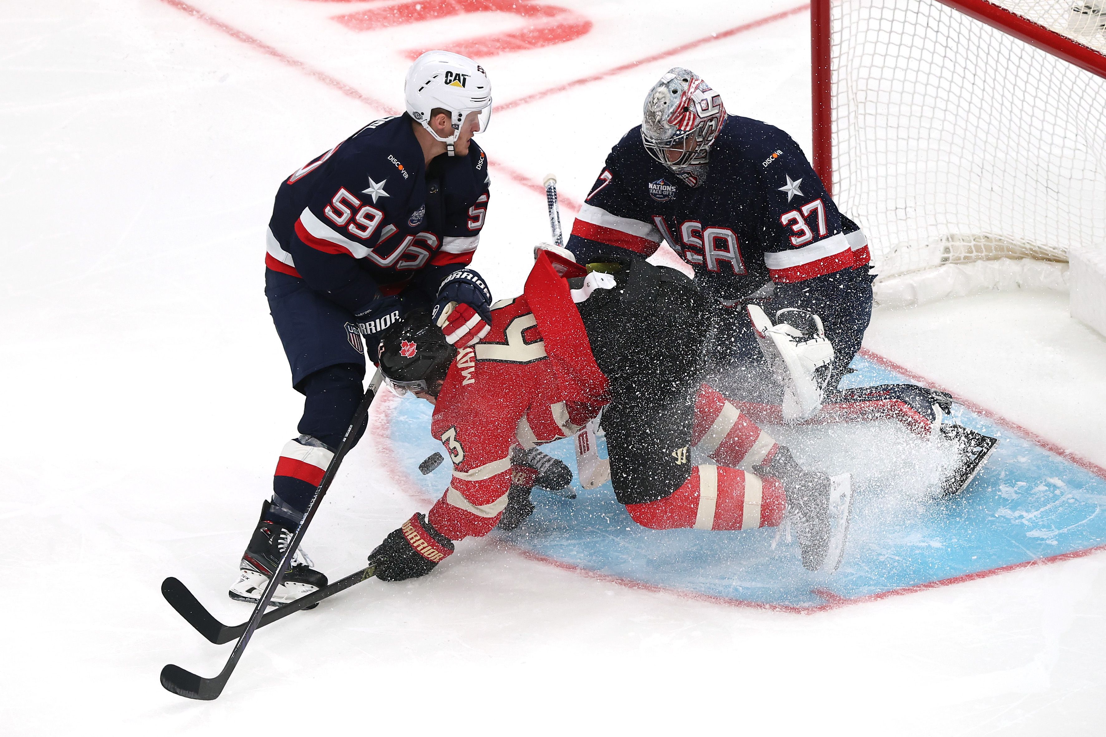 Trudeau after Canada win over U.S.: "You can't take our country" or "our game"