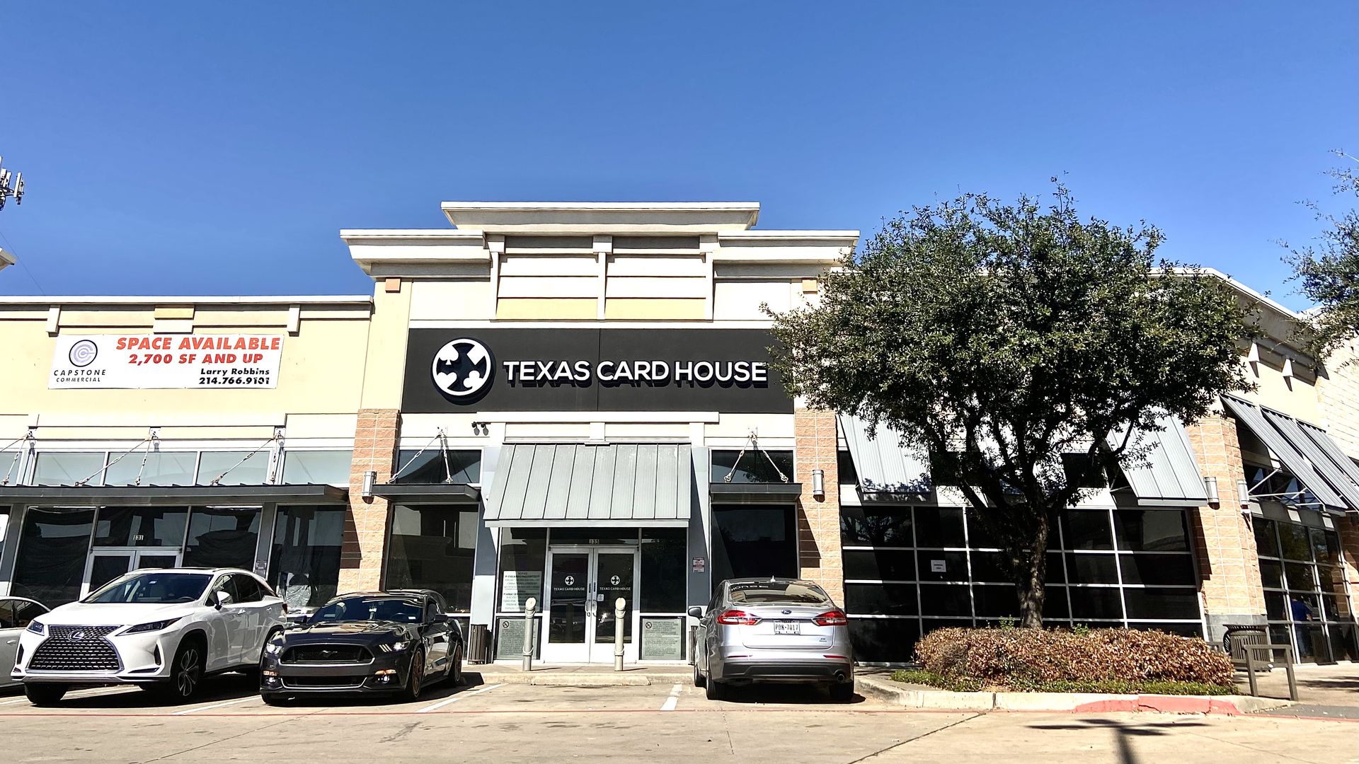 A strip mall poker room
